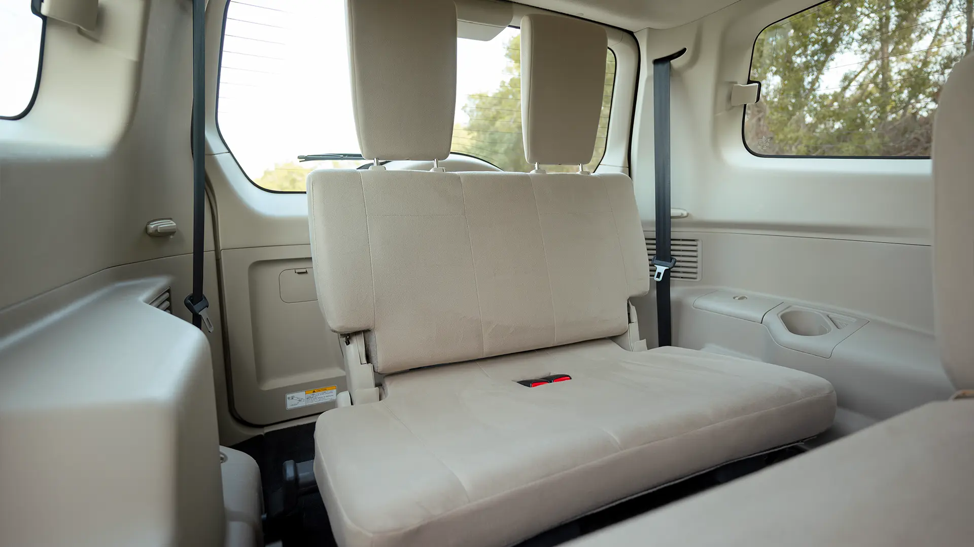 Used 2022 Mitsubishi Pajero GLS Midline in Grey – Third Row Right Seat View