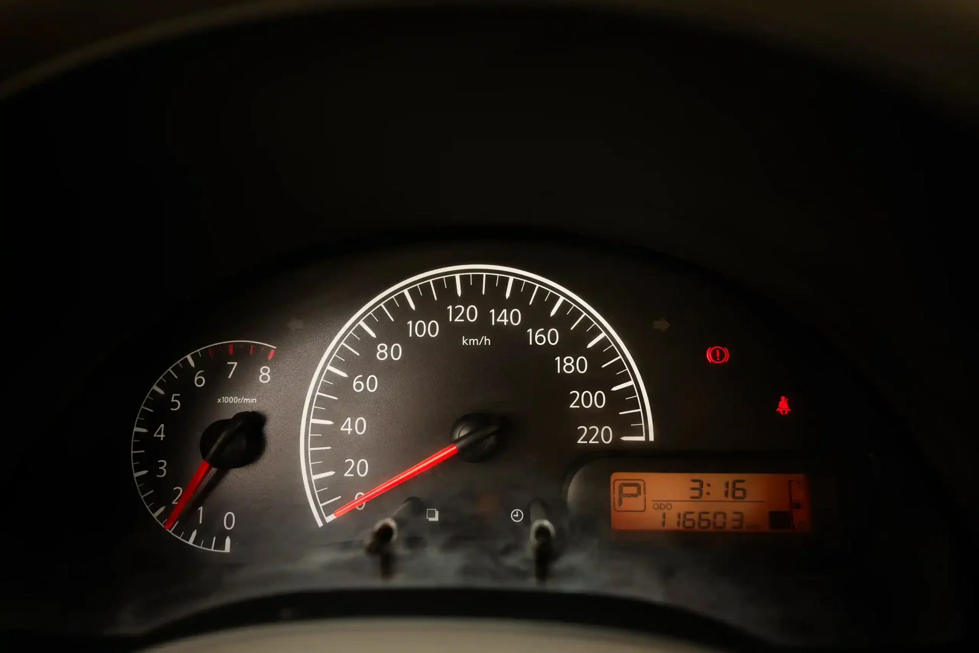 Used 2023 Nissan Sunny SV in White – Odometer / Mileage Reading View for Sale at First Choice Cars Dubai Sharjah
