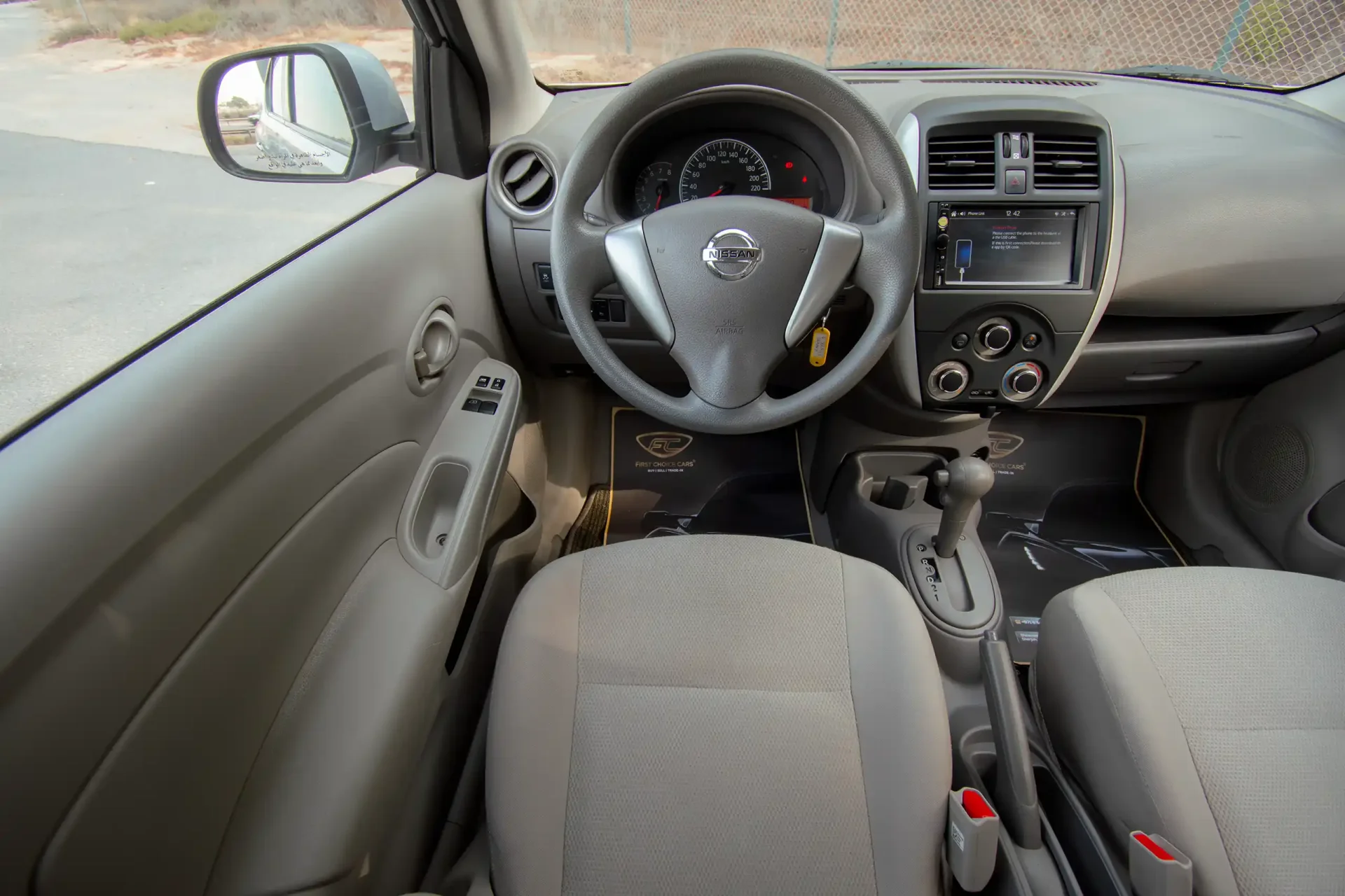 Used 2022 Nissan Sunny SV in Silver – Steering Wheel & Instrument Cluster for Sale at First Choice Cars Dubai Sharjah