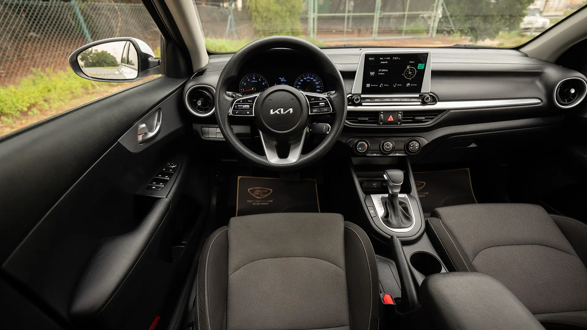 Used 2023 Kia Cerato LX in White – Steering Wheel & Instrument Cluster for Sale at First Choice Cars Dubai Sharjah
