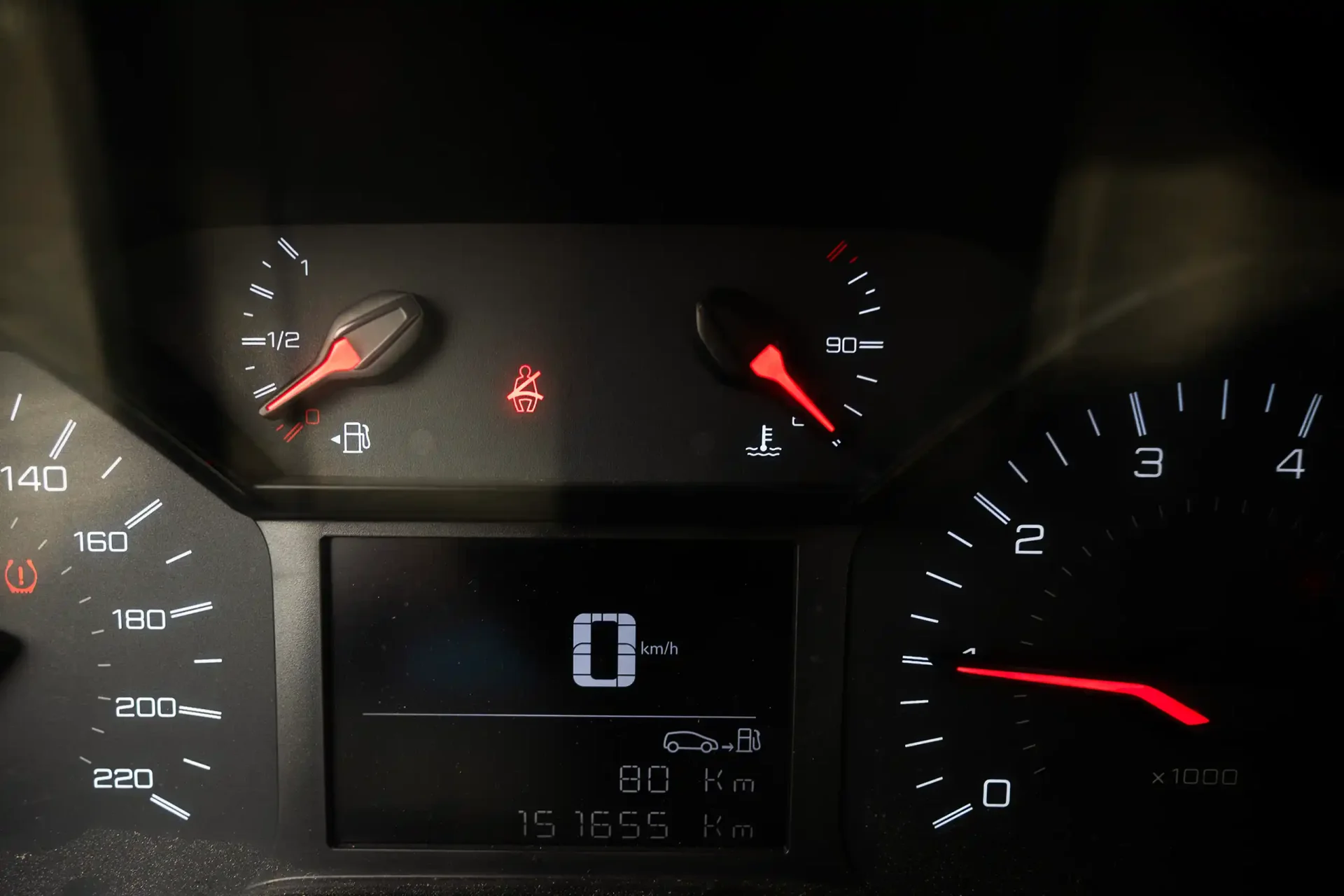 Used 2022 Peugeot Partner Long Van in White – Odometer / Mileage Reading View for Sale at First Choice Cars Dubai Sharjah