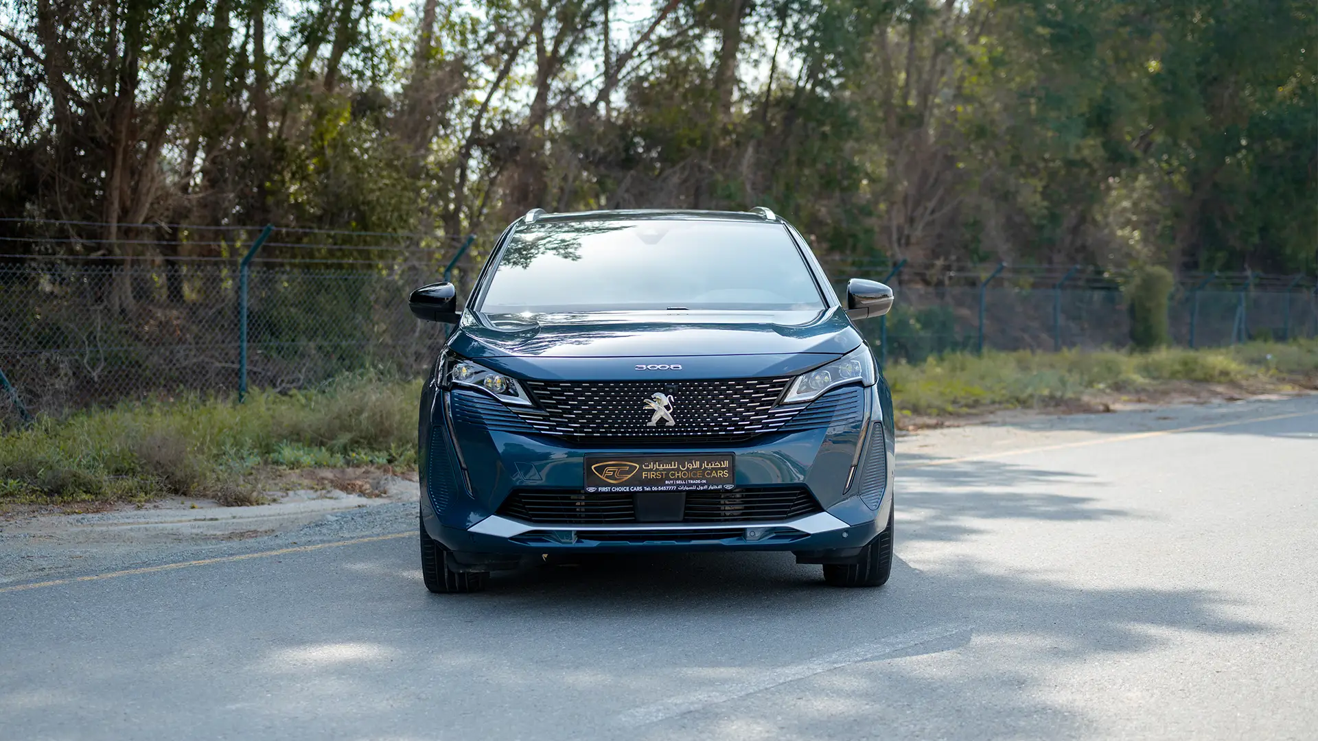 Used 2022 Peugeot 3008 GT in Blue – Front View