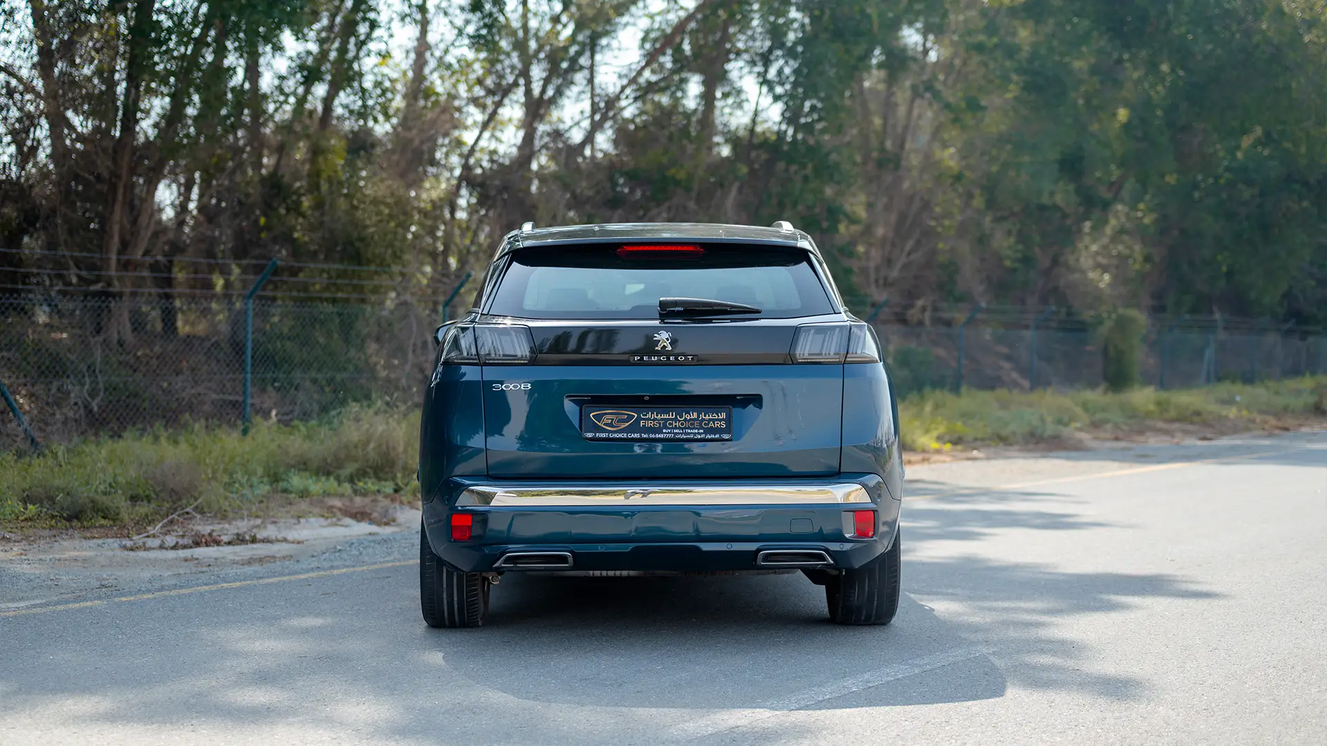 Used 2022 Peugeot 3008 GT in Blue – Back/Rear View