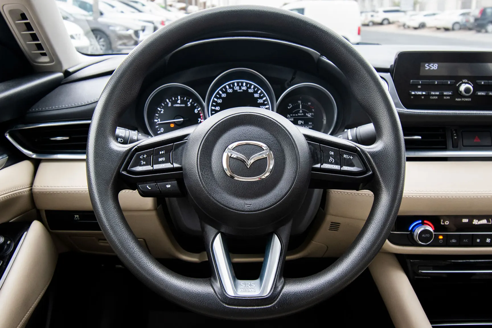 Used 2019 Mazda 6 S Grade Silver – Steering Wheel & Instrument Cluster at First Choice Cars Sharjah