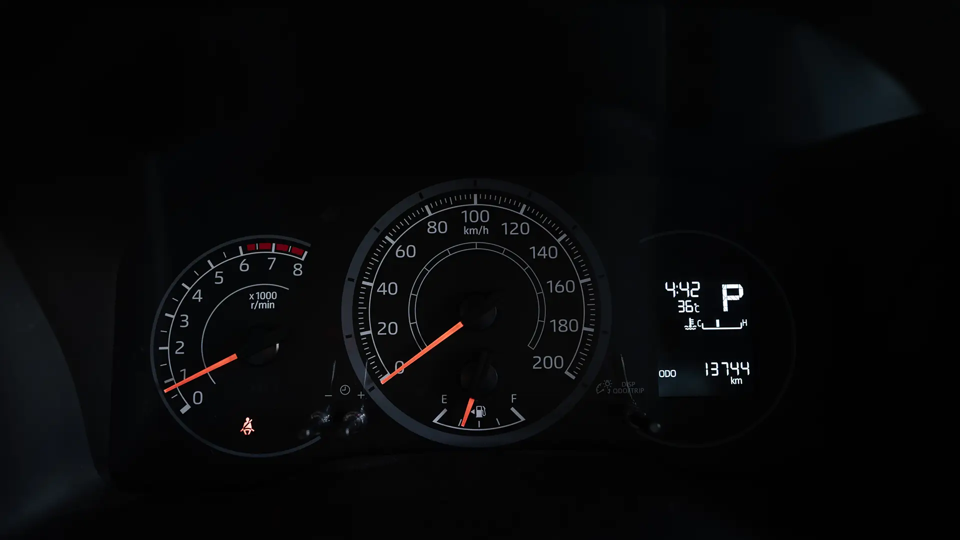 Used 2025 Toyota Hiace GLX High Roof in White – Odometer / Mileage Reading View for Sale at First Choice Cars Dubai Sharjah