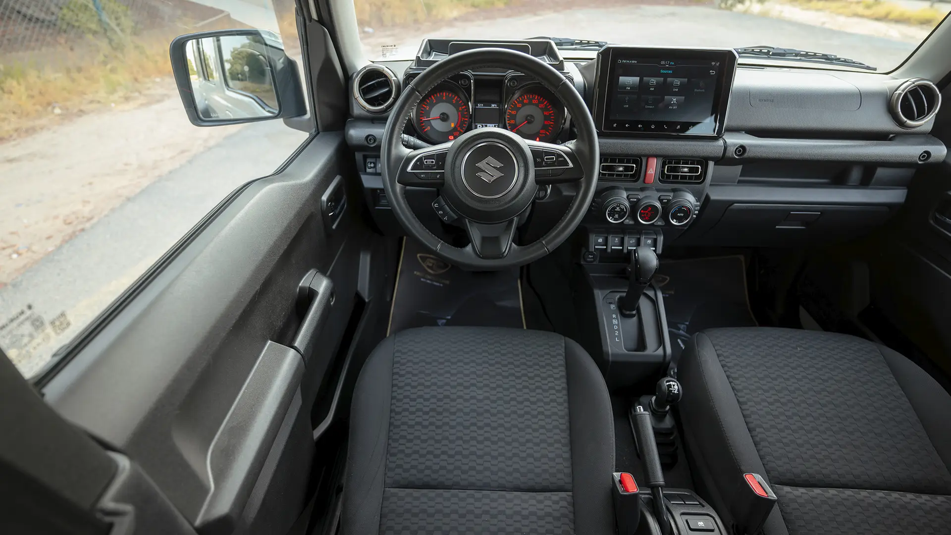 Used 2024 Suzuki Jimny GLX in White – Steering Wheel & Instrument Cluster for Sale at First Choice Cars Dubai Sharjah