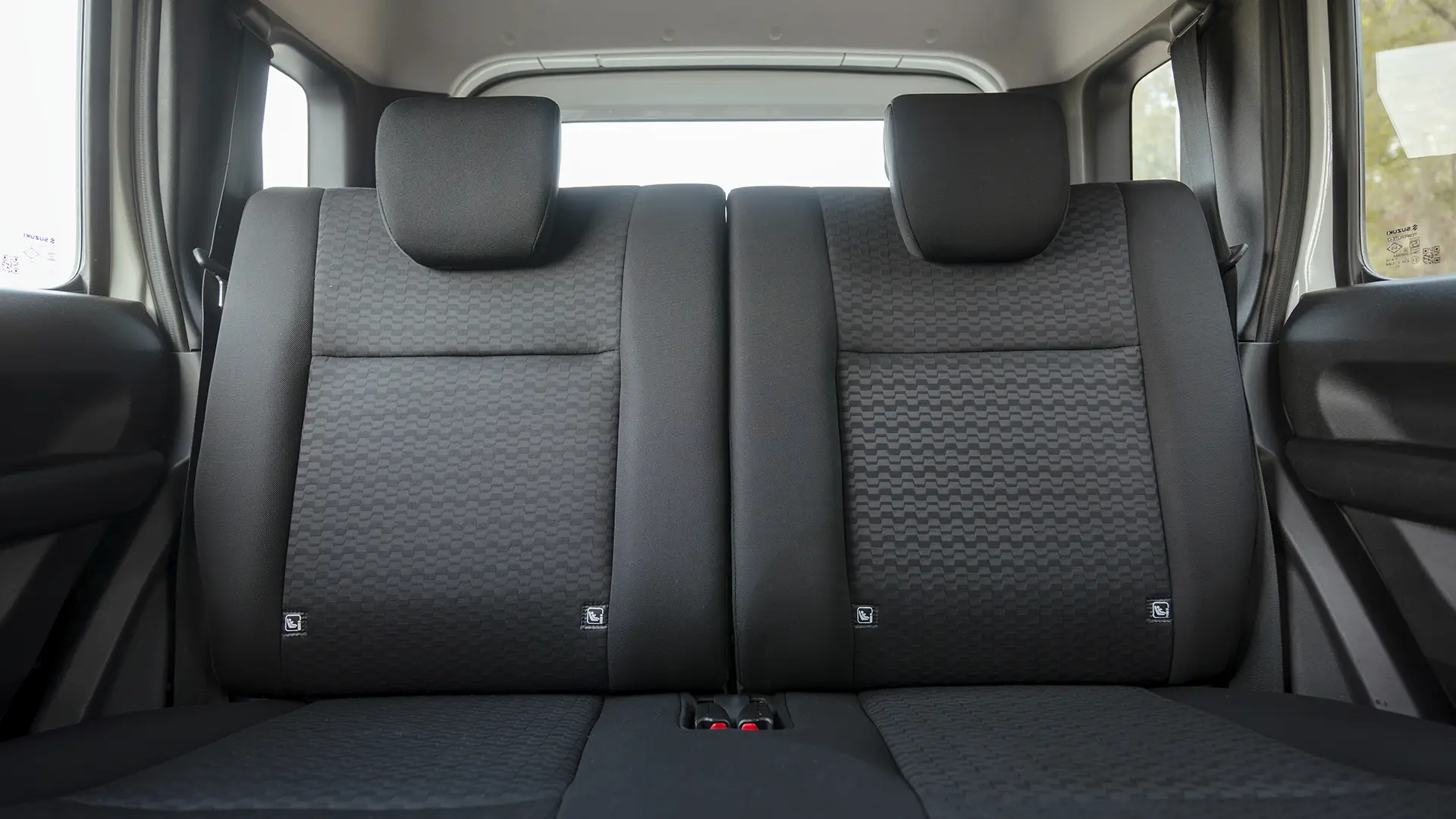 Used 2024 Suzuki Jimny GLX in White – Rear Seat View for Sale at First Choice Cars Dubai Sharjah
