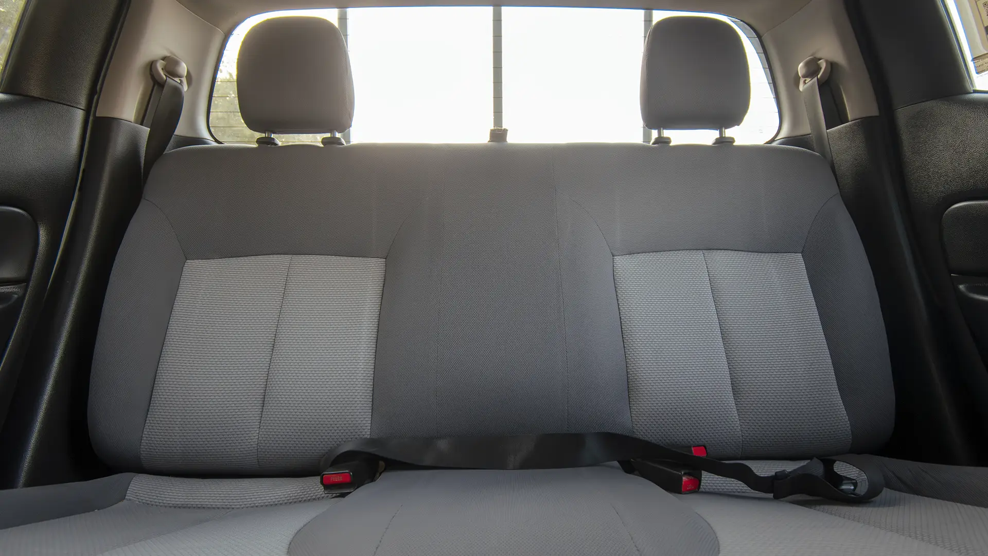 Used 2020 Mitsubishi L200 GLX Double Cabin in White – Rear Seat View for Sale at First Choice Cars Dubai Sharjah