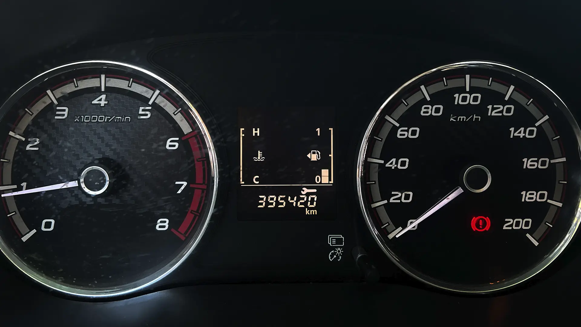 Used 2020 Mitsubishi L200 GLX Double Cabin in White – Odometer / Mileage Reading View for Sale at First Choice Cars Dubai Sharjah