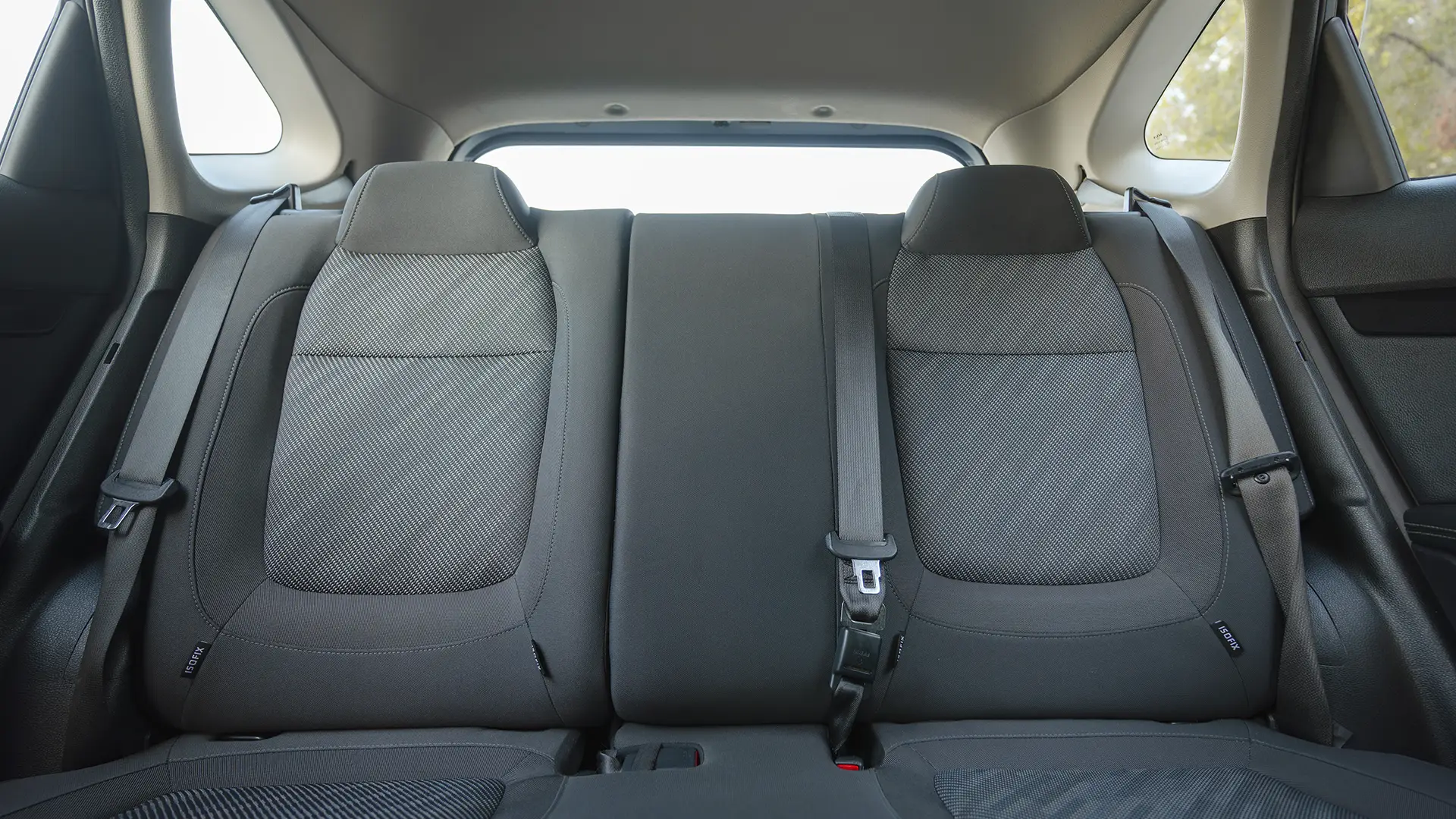 Used 2024 Kia Seltos LX in Grey – Rear Seat View for Sale at First Choice Cars Dubai Sharjah