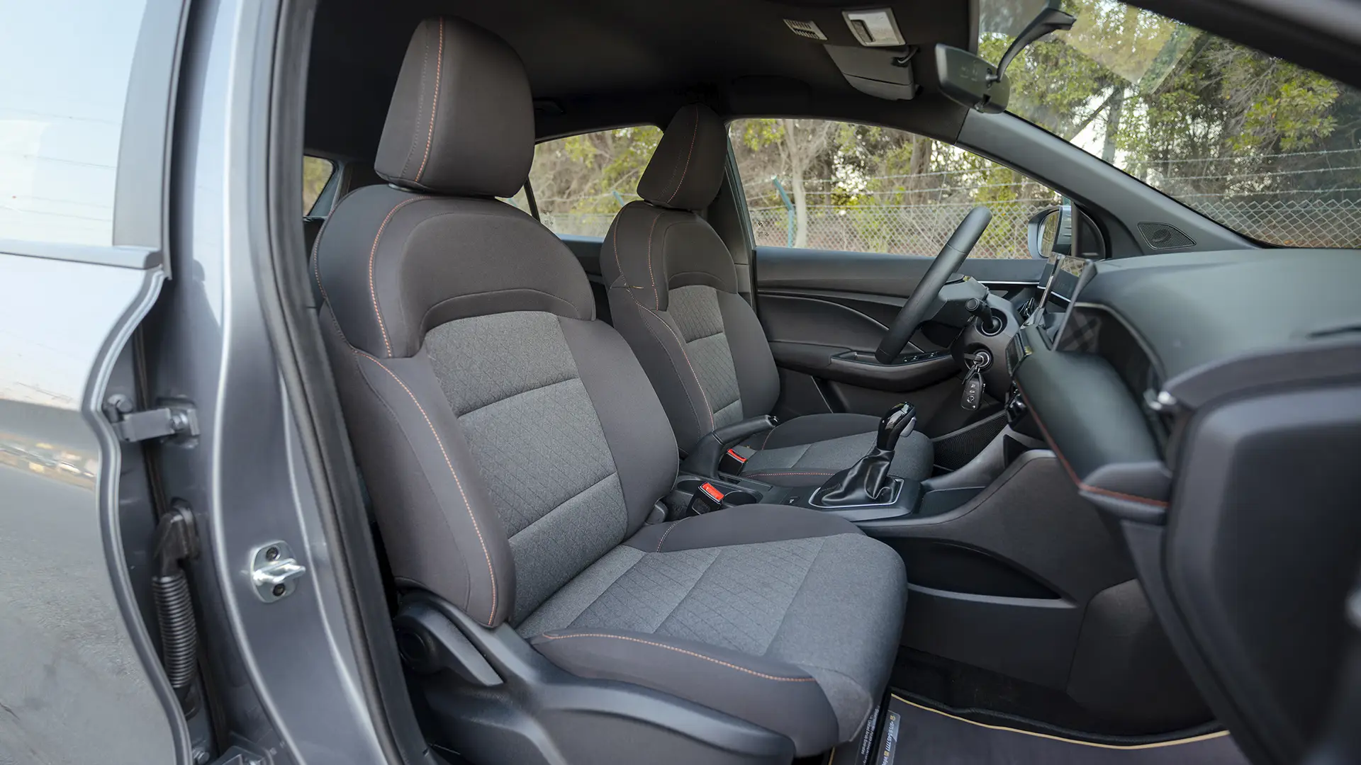 Used 2025 MG MG3 Comfort in Grey – Front Passenger Side Cabin View for Sale at First Choice Cars Dubai Sharjah