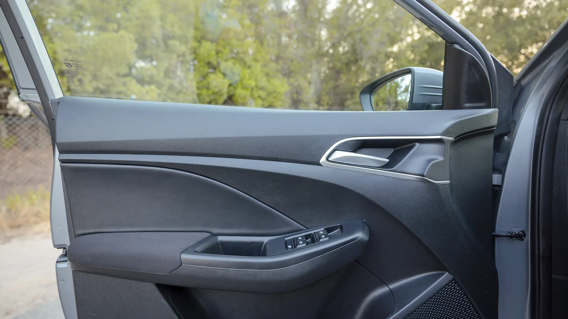 Used 2025 MG MG3 Comfort in Grey – Driver Door Panel Full View for Sale at First Choice Cars Dubai Sharjah