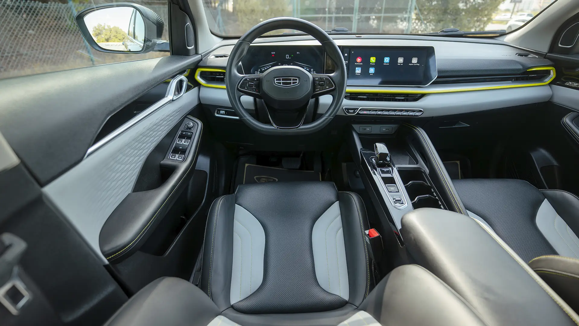 Used 2025 Geely Coolray GL in Grey – Steering Wheel & Instrument Cluster for Sale at First Choice Cars Dubai Sharjah