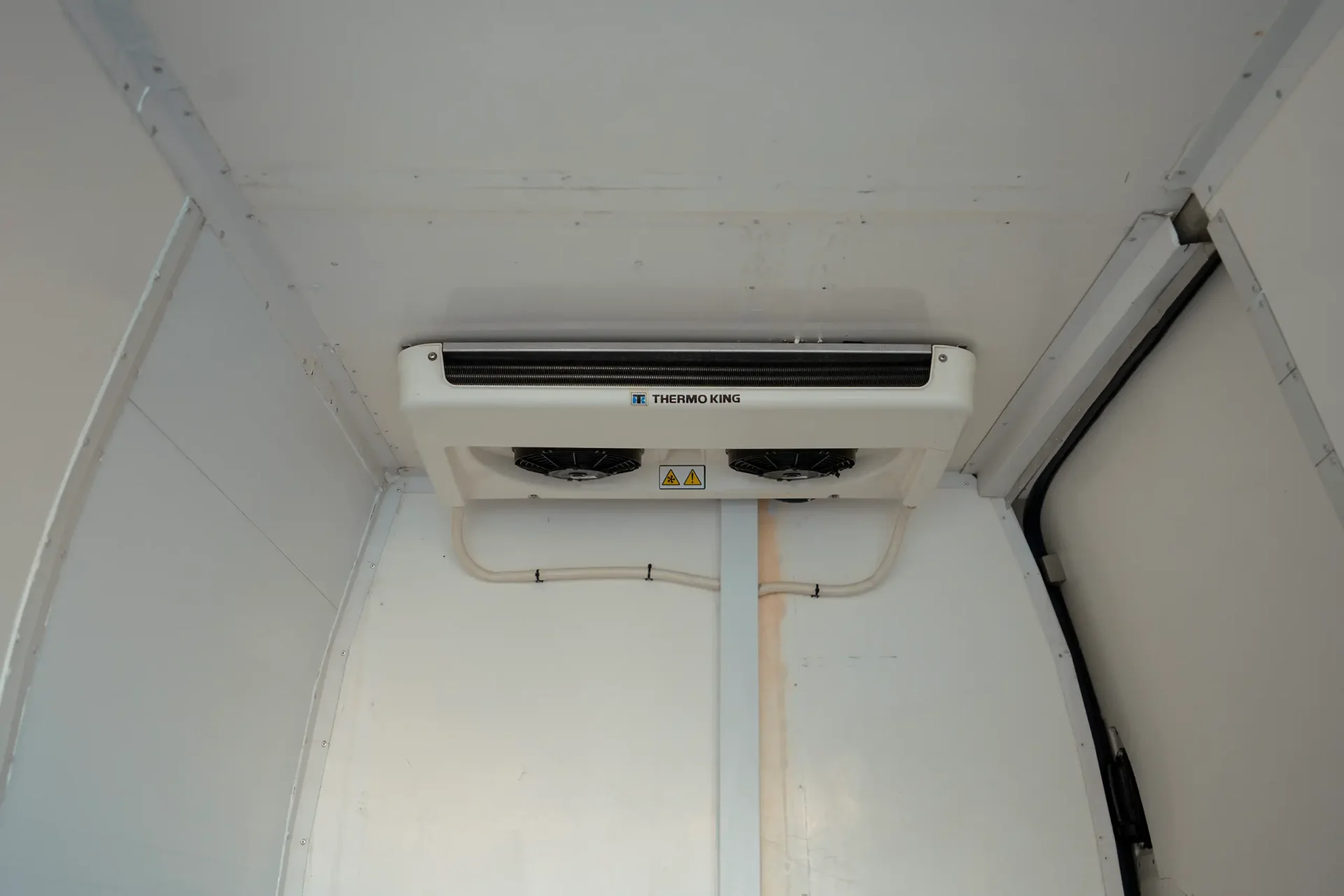 Used 2020 Toyota Hiace GLX High Roof in White – Chiller Cooling Unit View for Sale at First Choice Cars Dubai Sharjah
