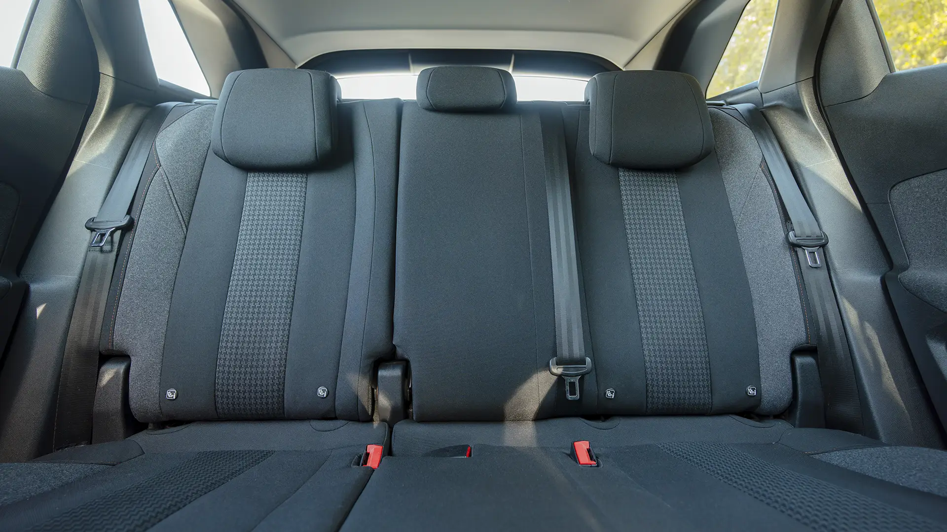 Used 2023 Peugeot 3008 Active in Silver – Rear Seat View for Sale at First Choice Cars Dubai Sharjah