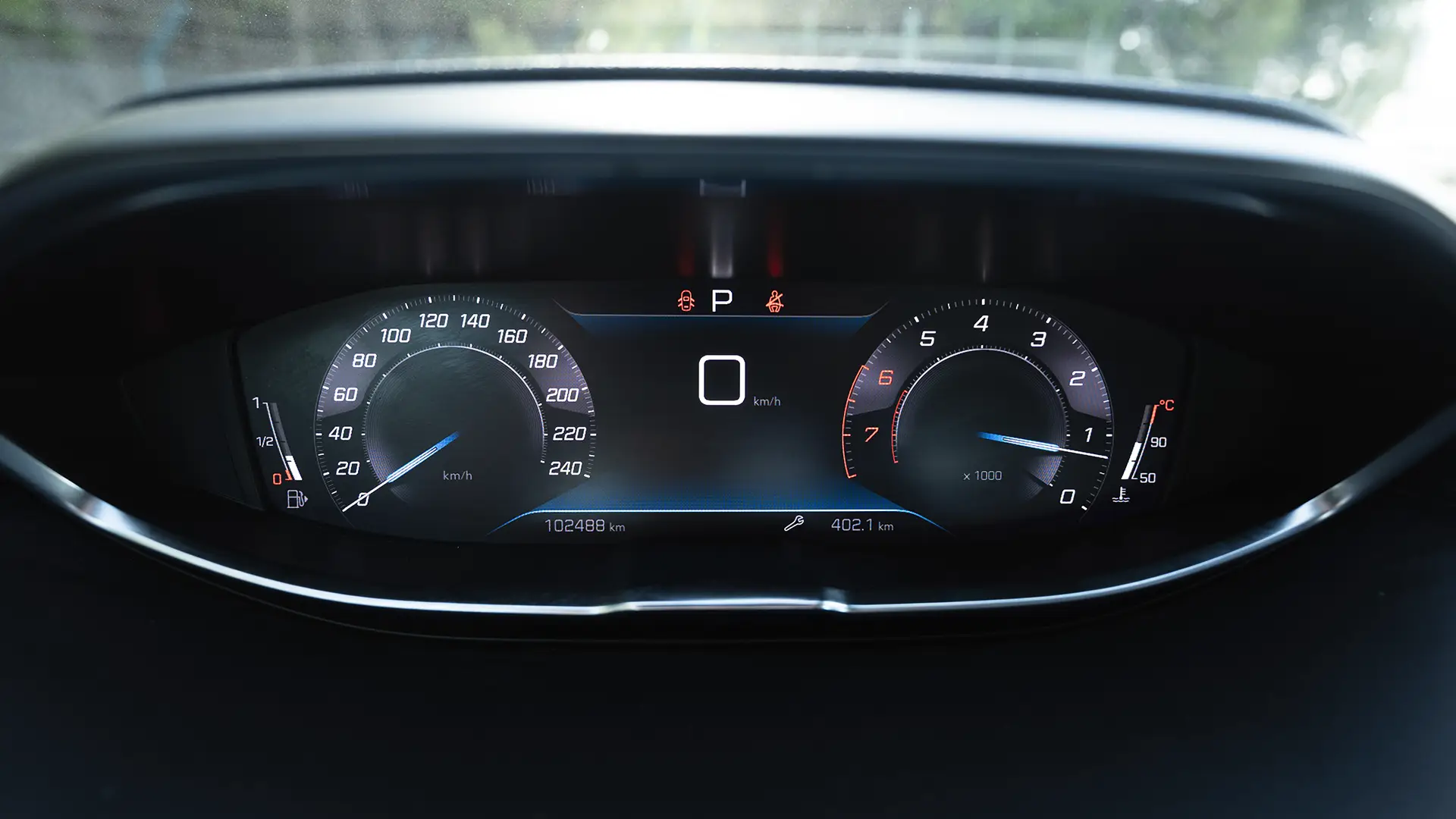 Used 2023 Peugeot 3008 Active in Silver – Odometer / Mileage Reading View for Sale at First Choice Cars Dubai Sharjah