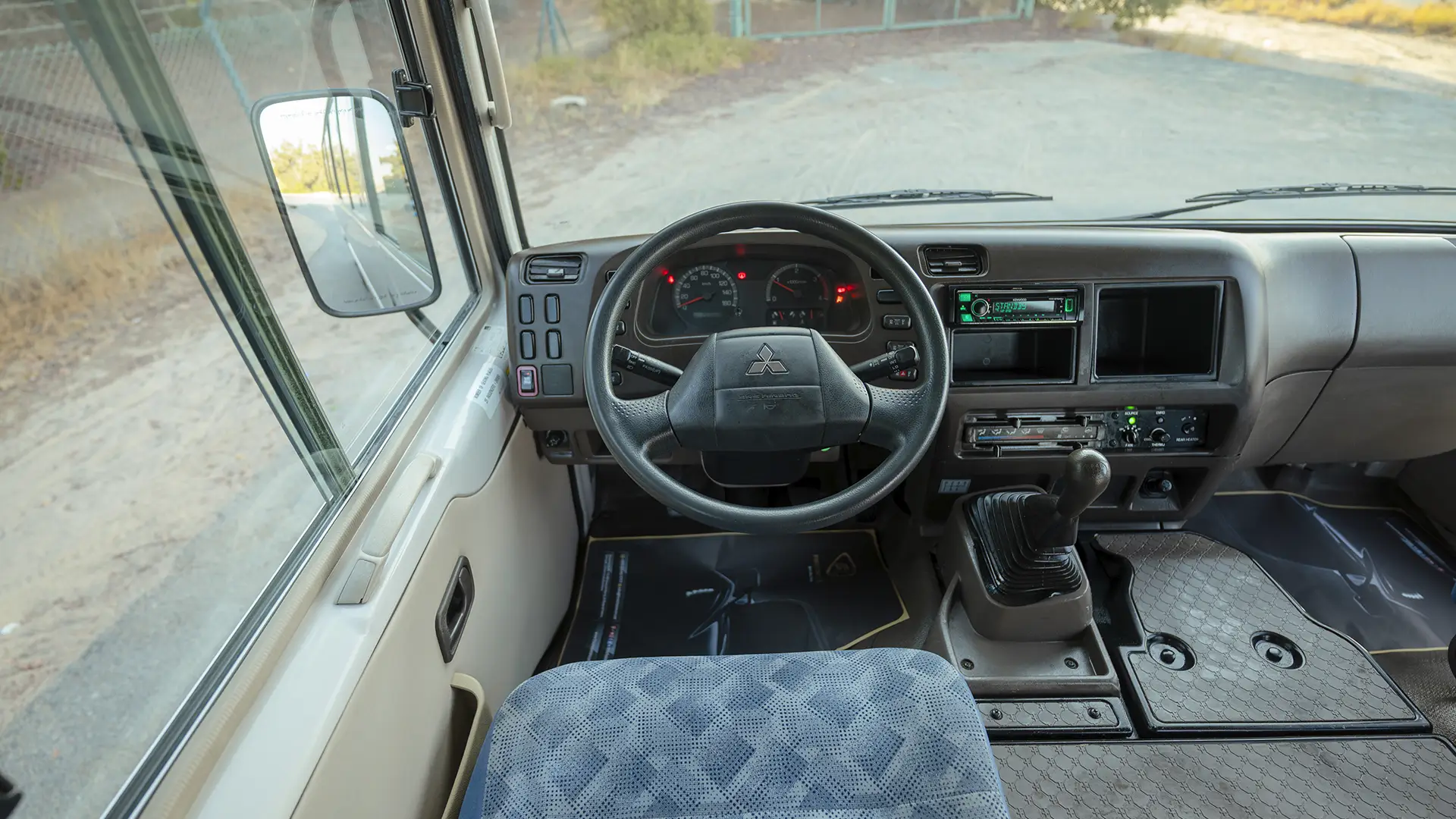 Used 2023 Mitsubishi Rosa Standard in White – Steering Wheel & Instrument Cluster for Sale at First Choice Cars Dubai Sharjah