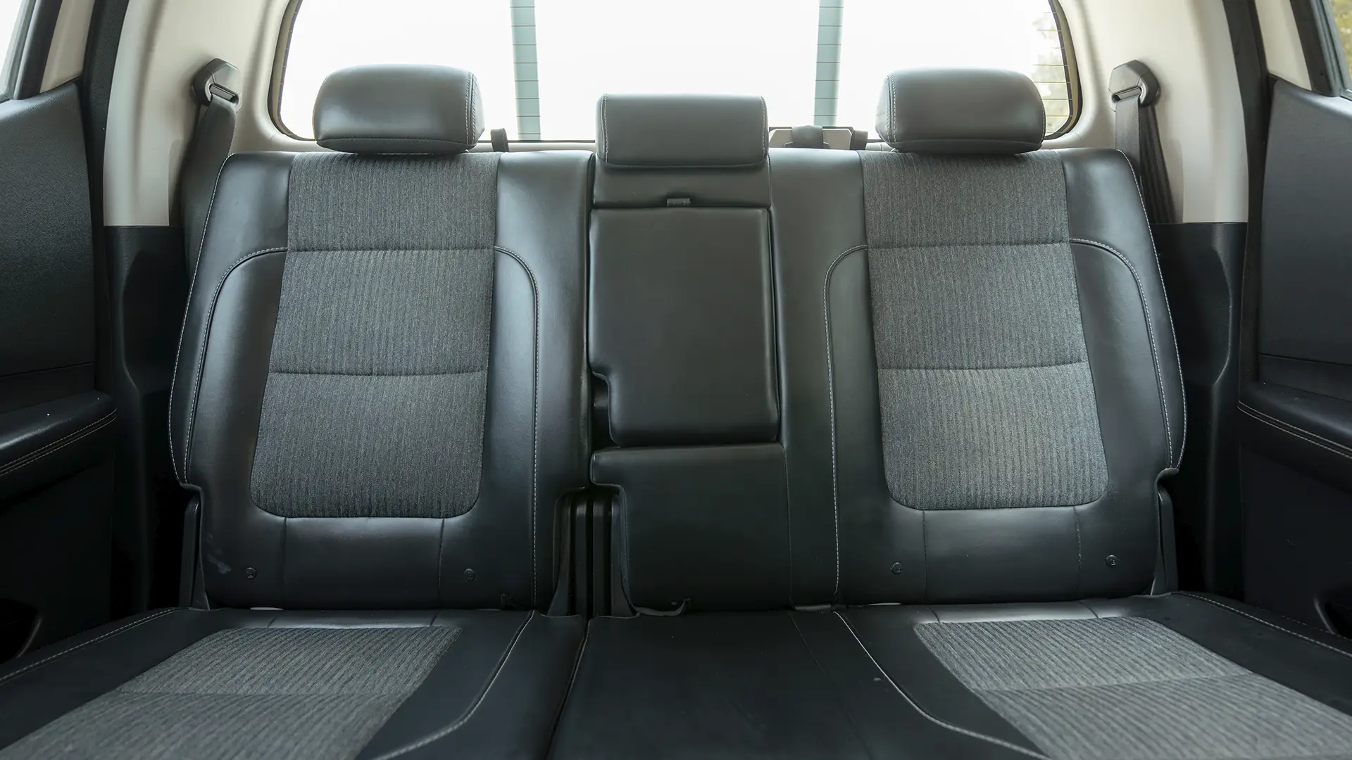 Used 2023 Peugeot Landtrek Double Cabin in White – Rear Seat View for Sale at First Choice Cars Dubai Sharjah