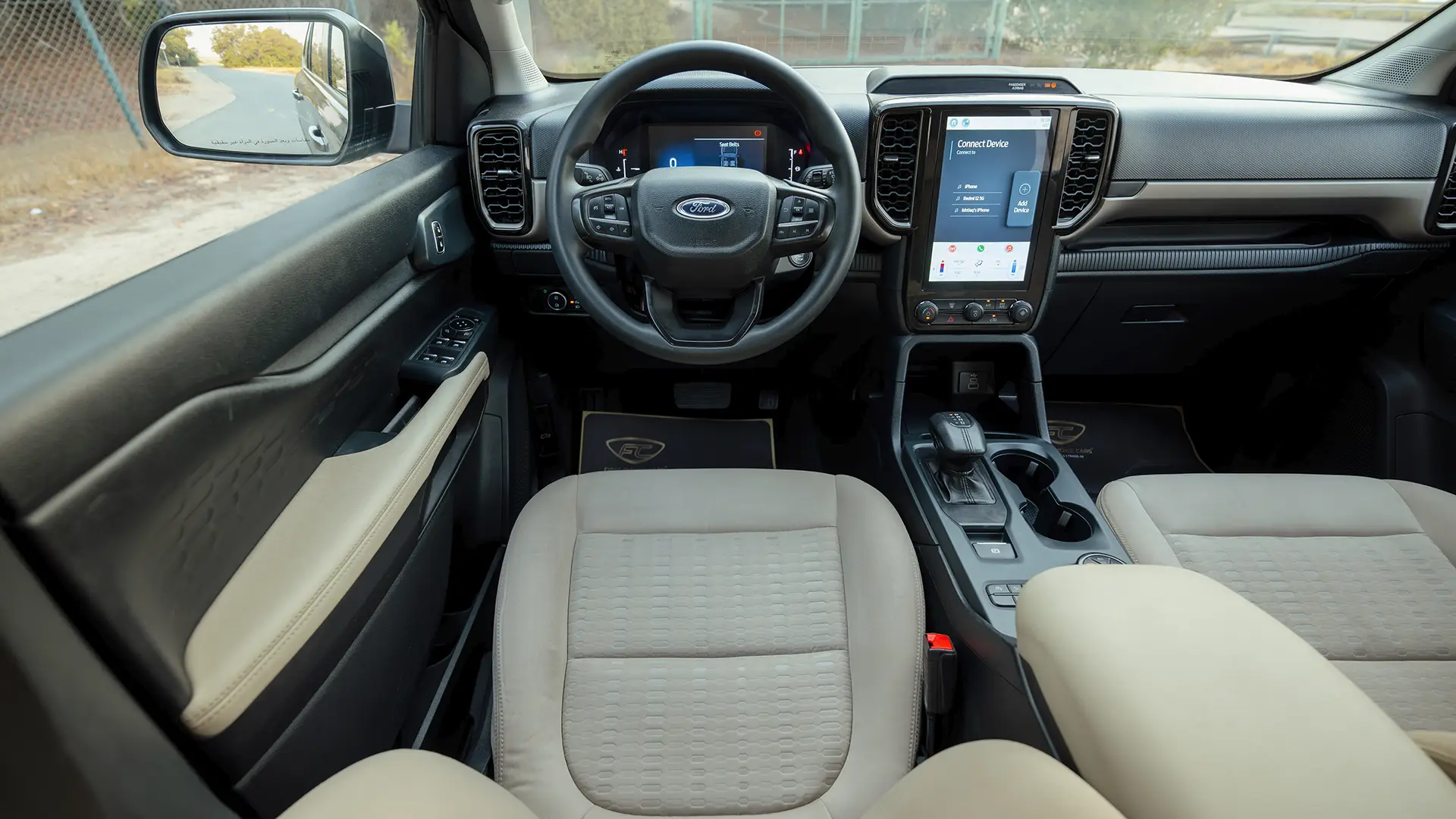Used 2024 Ford Everest XLS in Silver – Steering Wheel & Instrument Cluster for Sale at First Choice Cars Dubai Sharjah