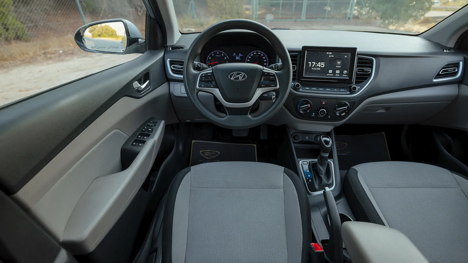 Used 2023 Hyundai Accent Smart in Silver – Steering Wheel & Instrument Cluster for Sale at First Choice Cars Dubai Sharjah