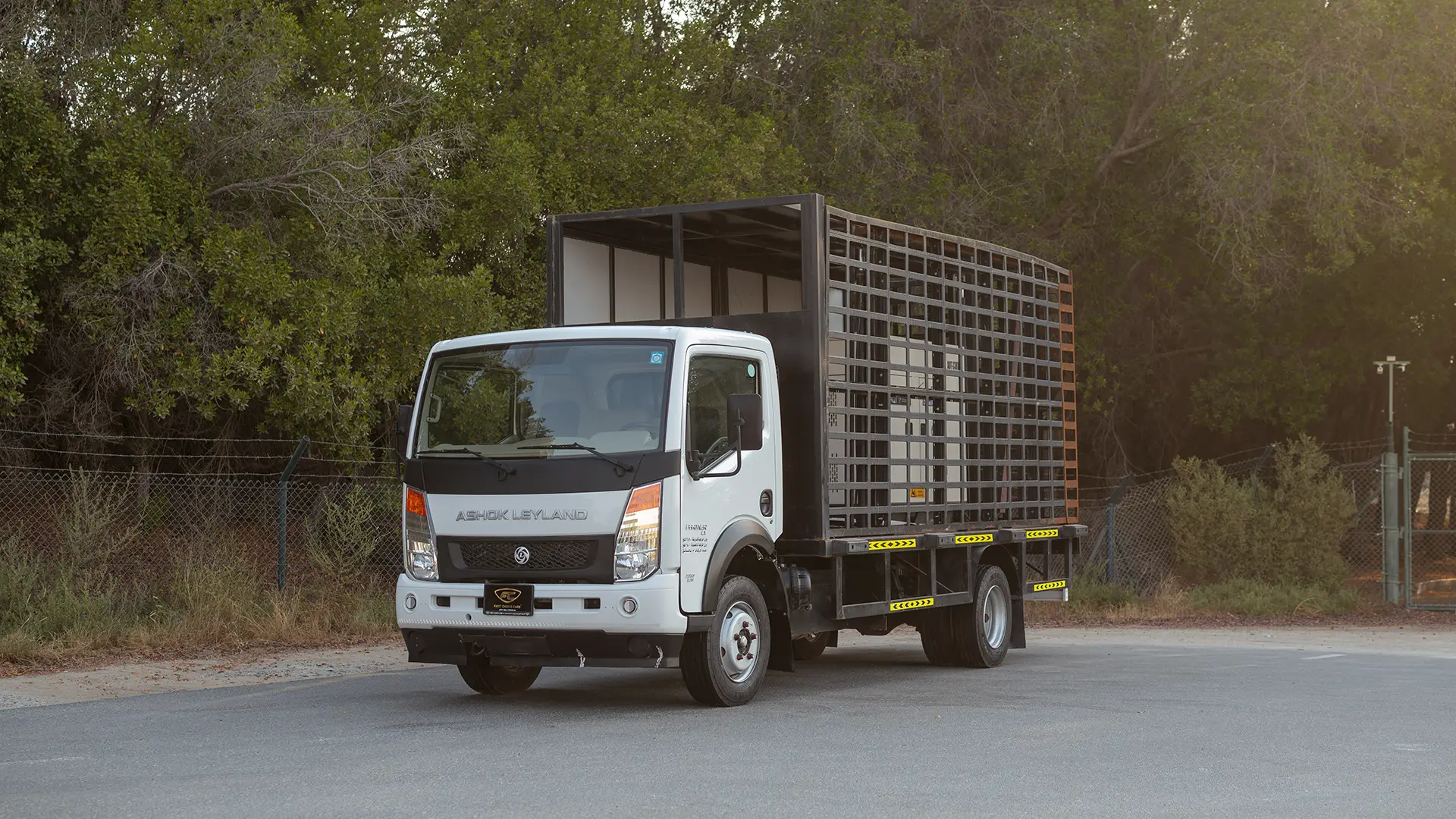 Used 2025 Ashok Leyland Partner LX in White – Left Front Diagonal (45°) View for Sale at First Choice Cars Dubai Sharjah