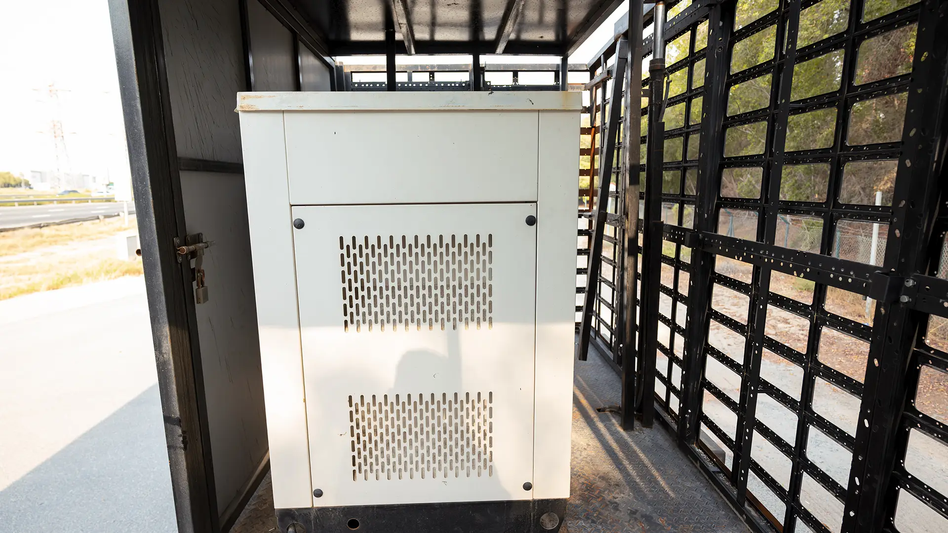 Used 2025 Ashok Leyland Partner LX in White – Delivery Box Rear Opening View for Sale at First Choice Cars Dubai Sharjah