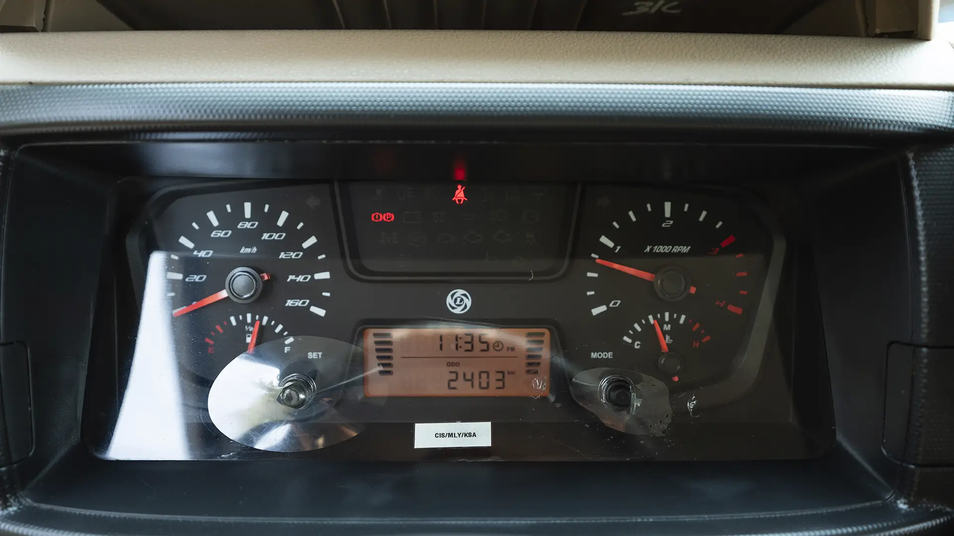 Used 2025 Ashok Leyland Partner LX in White – Odometer / Mileage Reading View for Sale at First Choice Cars Dubai Sharjah
