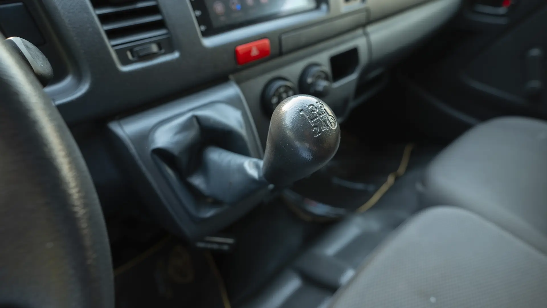 Used 2024 Toyota Hiace GL Standard Roof in White – Center Console & Gear Shifter for Sale at First Choice Cars Dubai Sharjah