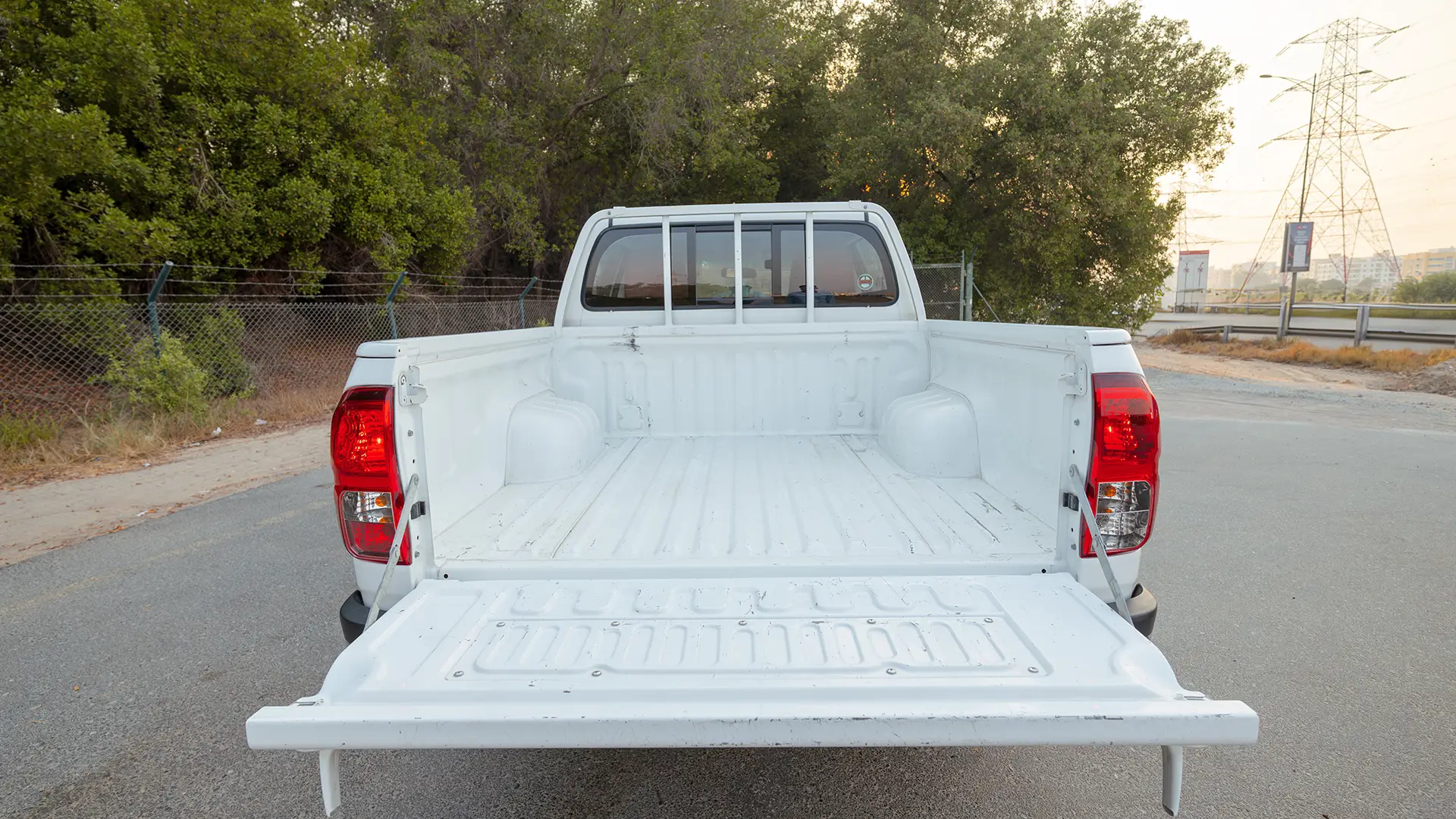 Used 2022 Toyota Hilux GLX Double Cabin in White – Engine Bay View for Sale at First Choice Cars Dubai Sharjah