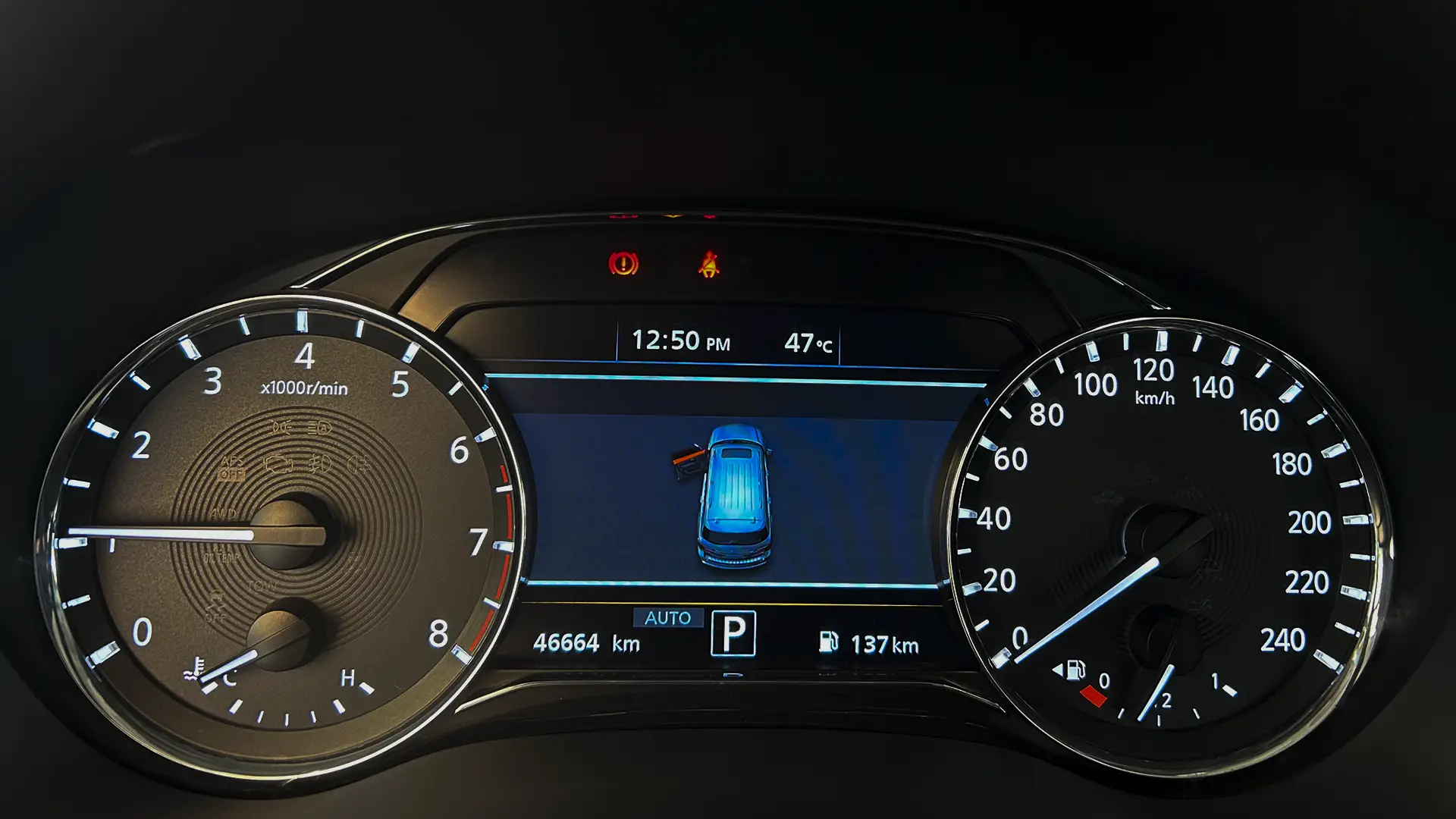Used 2024 Infiniti QX80 Sensory in Grey – Odometer / Mileage Reading View for Sale at First Choice Cars Dubai Sharjah