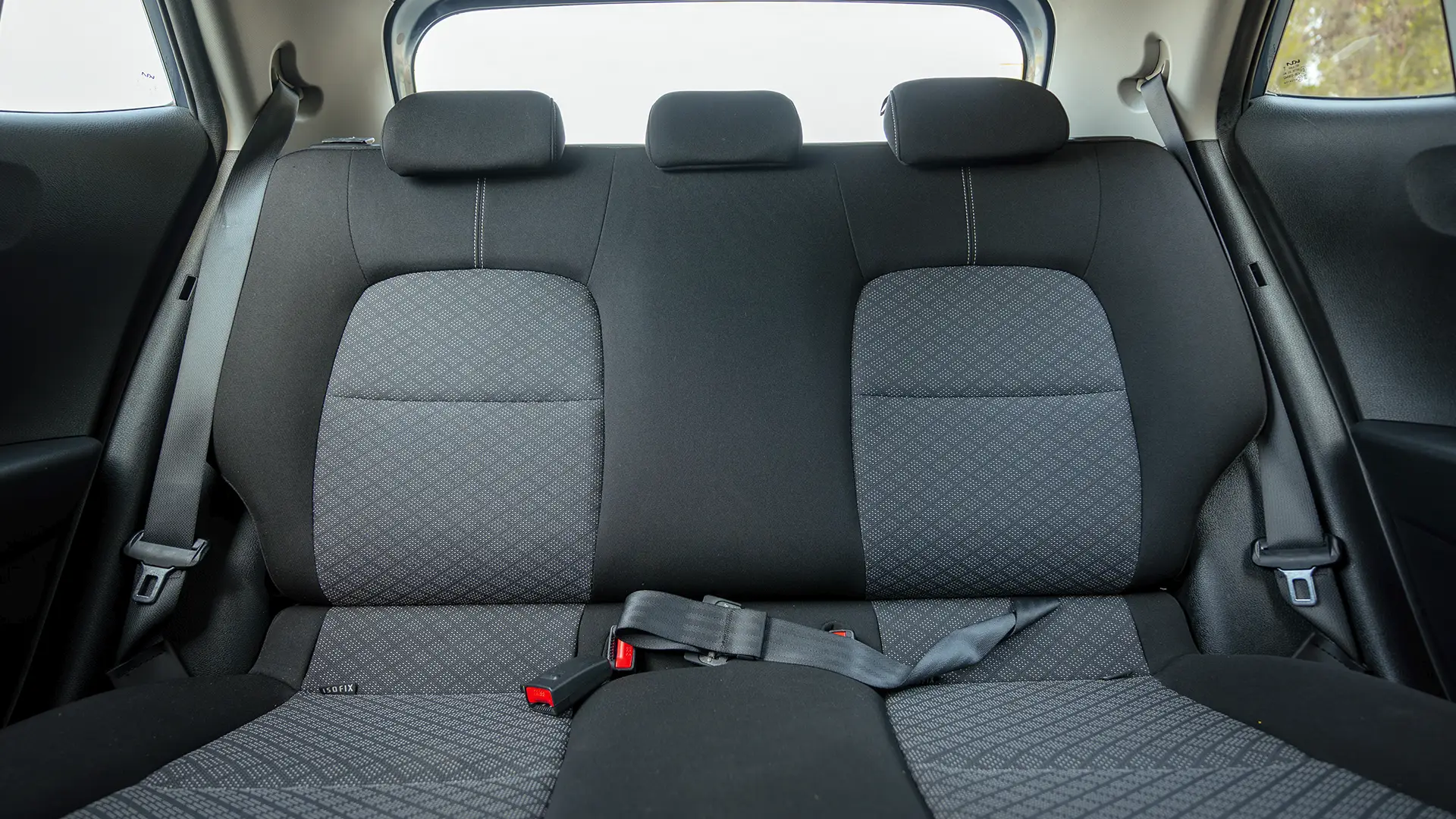 Used 2024 Kia Picanto LX in Blue – Rear Seat View for Sale at First Choice Cars Dubai Sharjah
