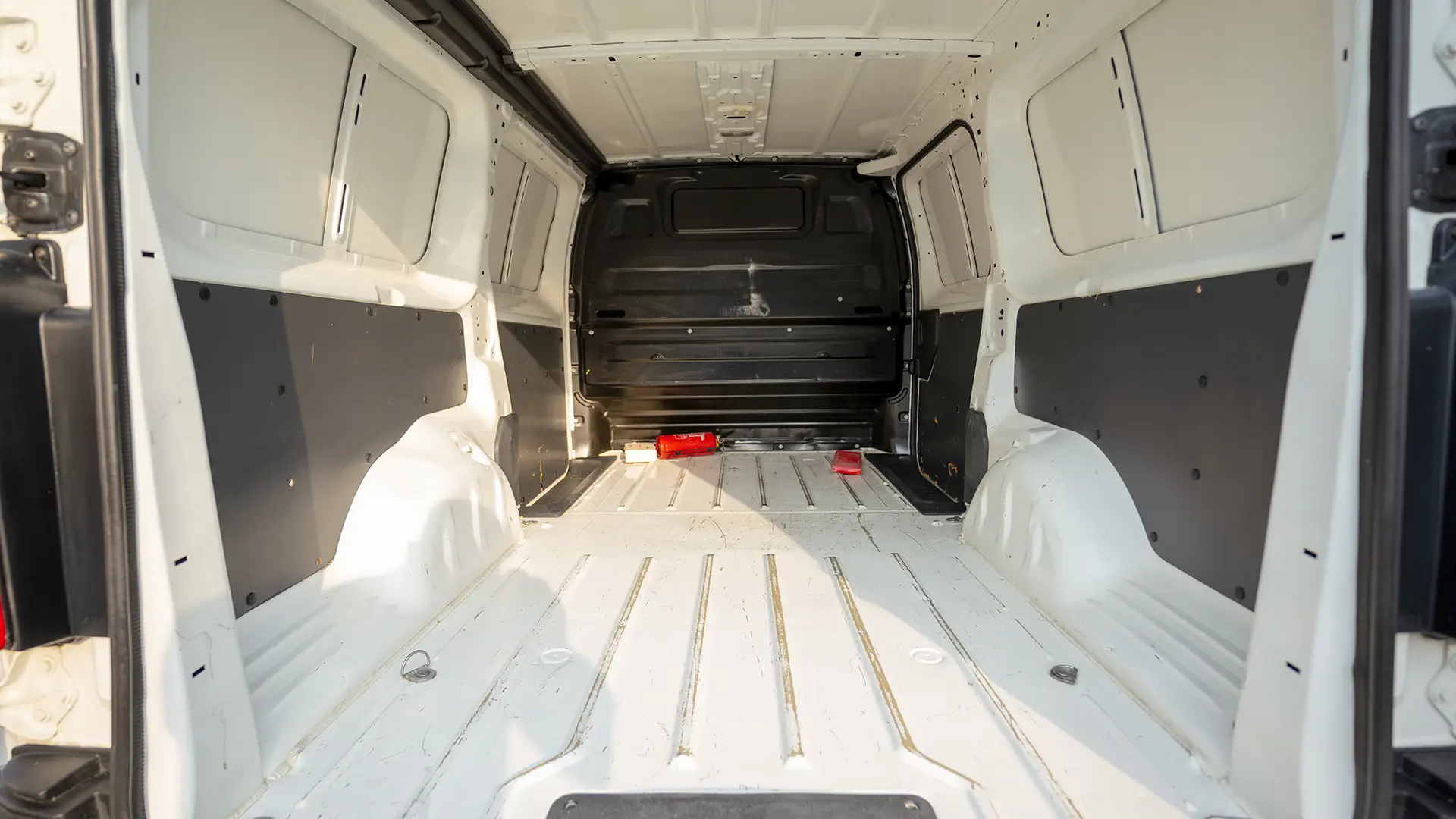 Used 2021 Peugeot Expert L3 in White – Delivery Box Rear Opening View for Sale at First Choice Cars Dubai Sharjah