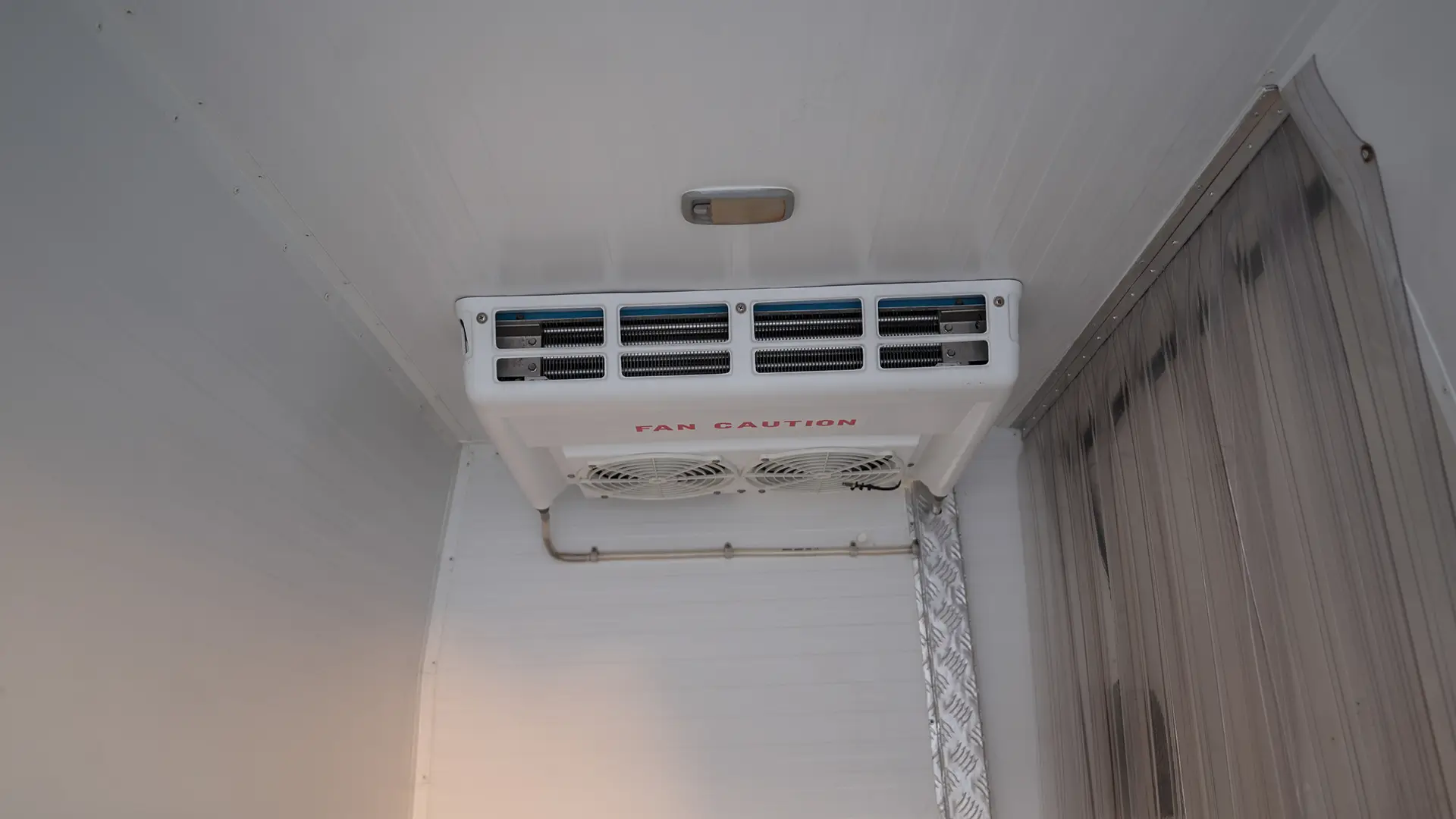 Used 2024 Toyota Hiace GL Standard Roof in White – Chiller Cooling Unit View for Sale at First Choice Cars Dubai Sharjah