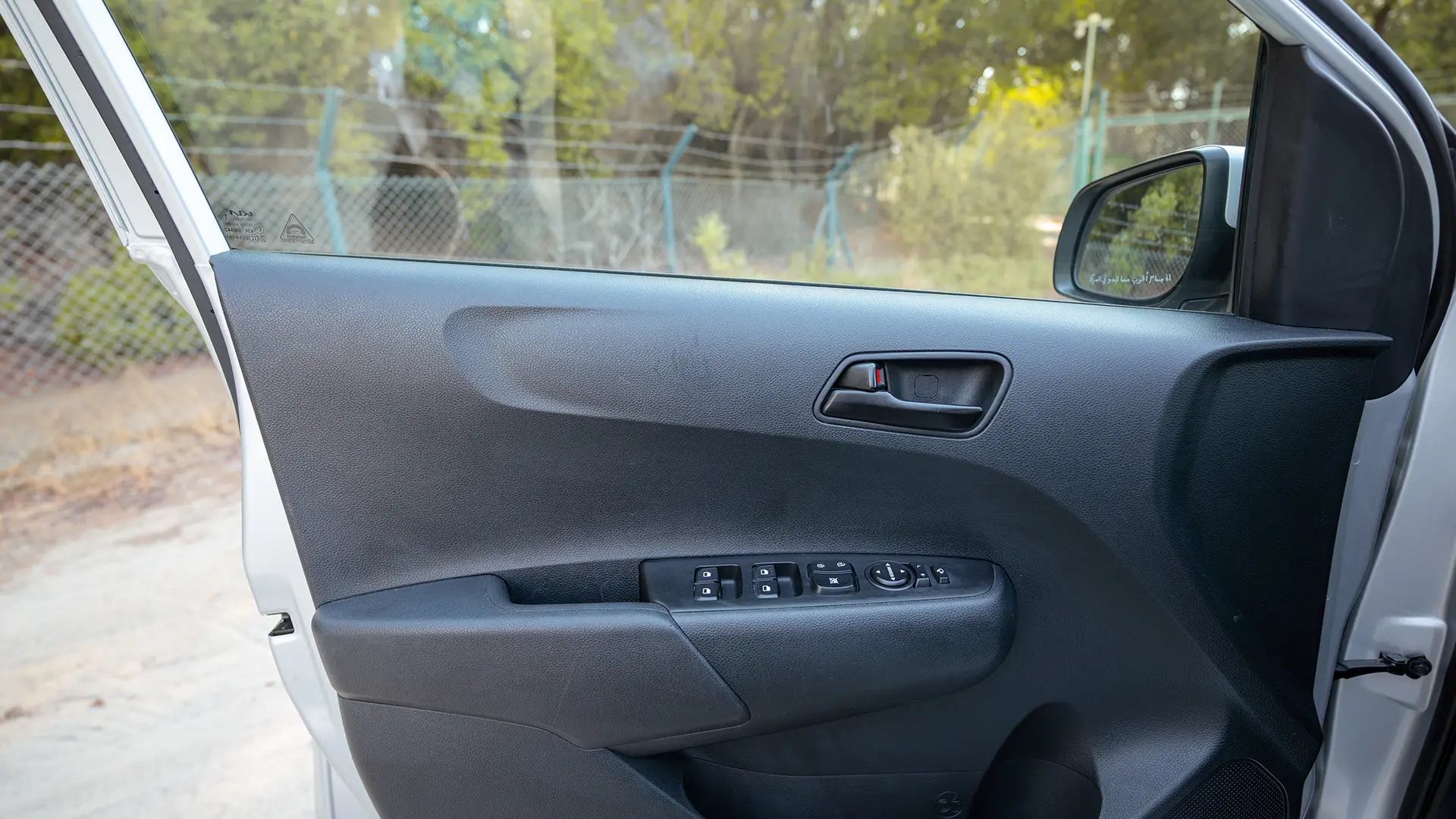 Used 2024 Kia Picanto LX in Silver – Driver Door Panel Full View for Sale at First Choice Cars Dubai Sharjah