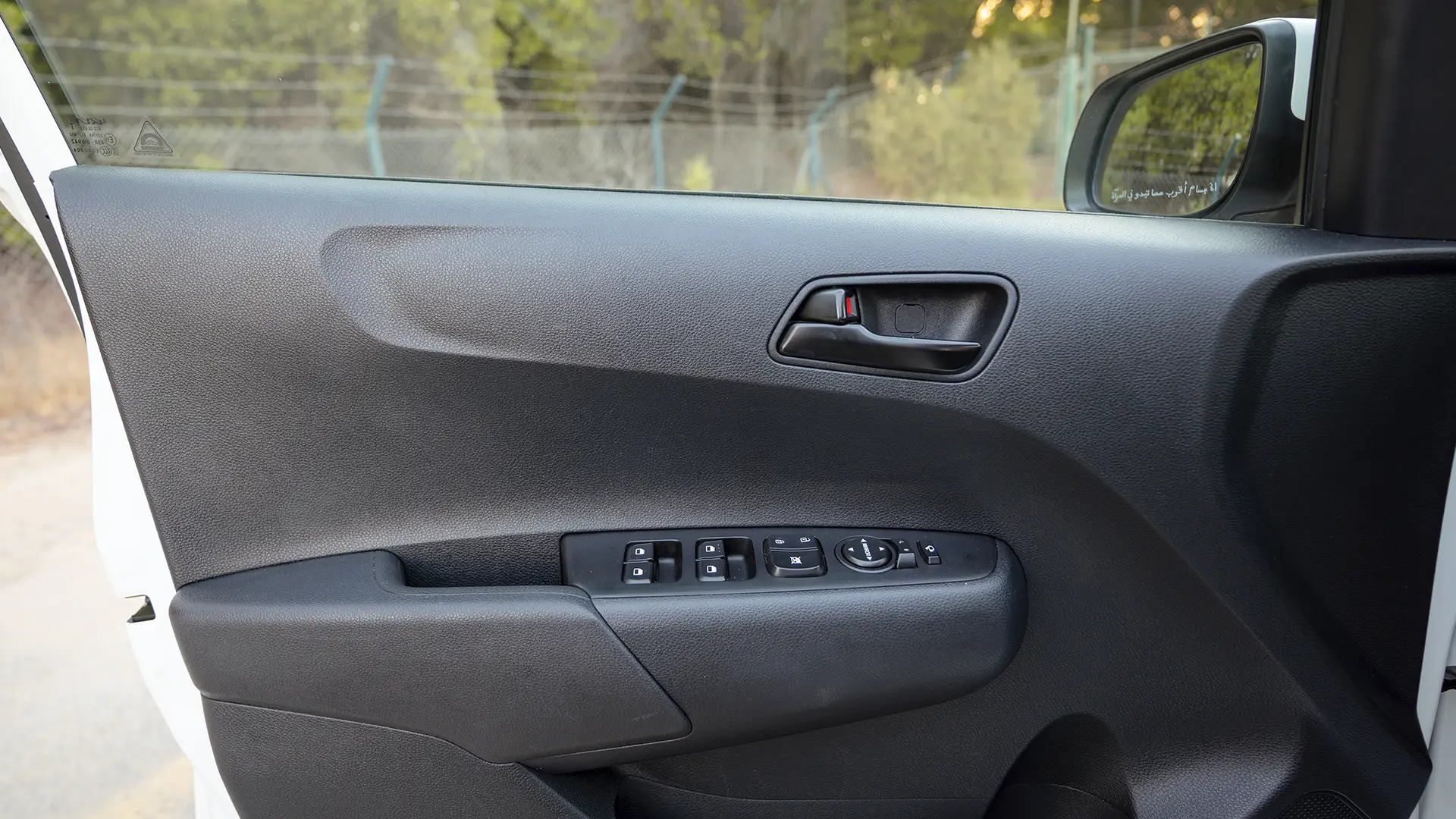 Used 2024 Kia Picanto LX in White – Driver Door Panel Full View for Sale at First Choice Cars Dubai Sharjah