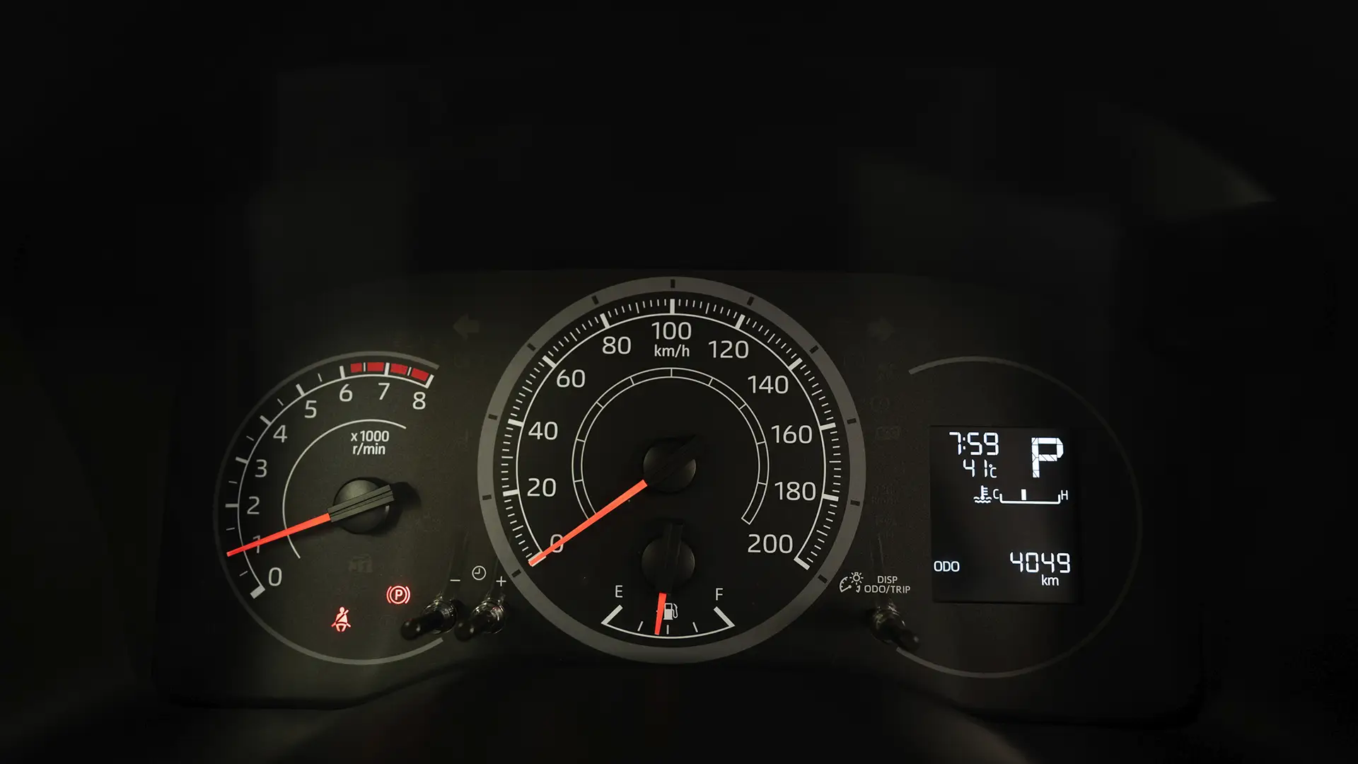 Used 2026 Toyota Hiace GL High Roof in White – Odometer / Mileage Reading View for Sale at First Choice Cars Dubai Sharjah