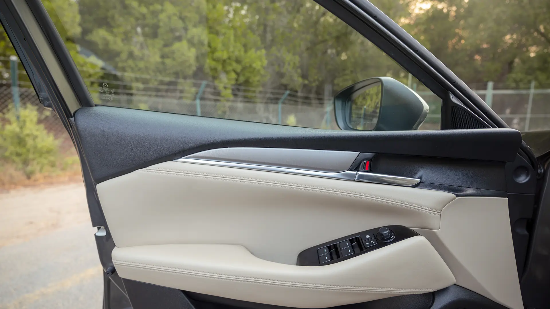 Used 2025 Mazda 6 Pure in Grey – Driver Door Panel Full View for Sale at First Choice Cars Dubai Sharjah