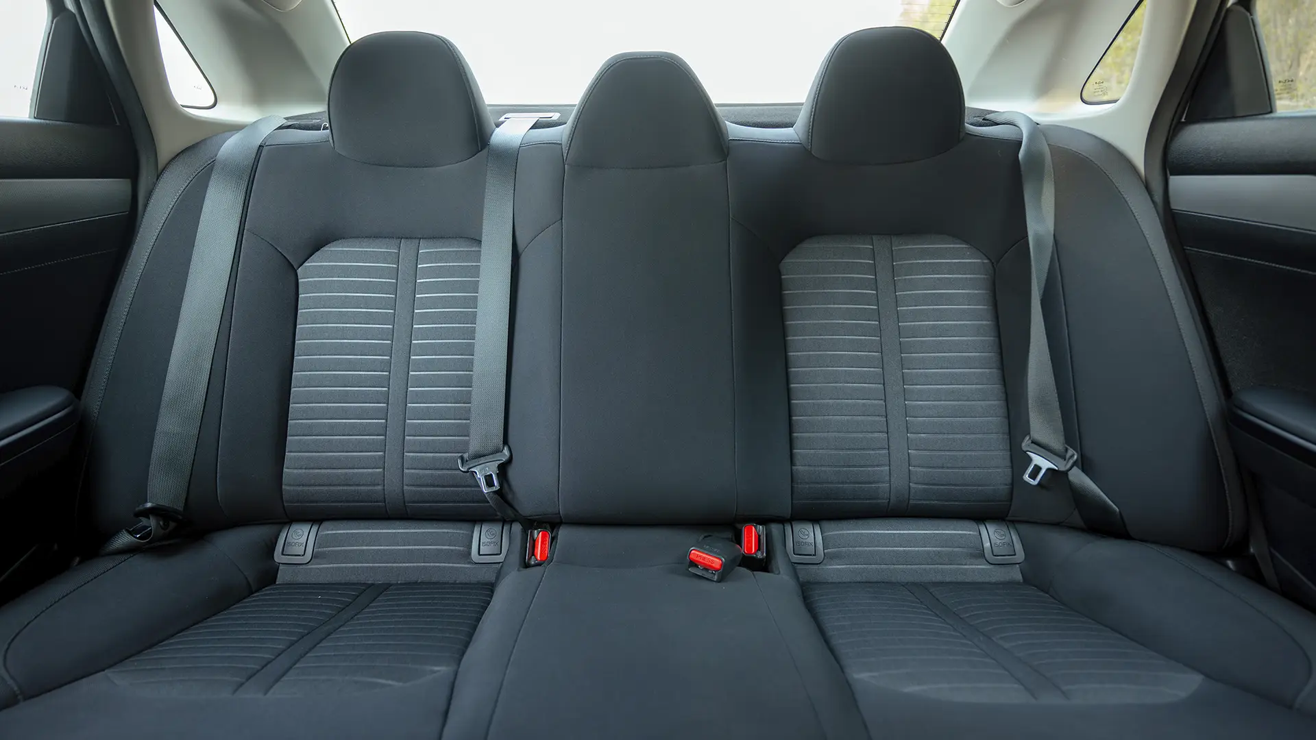 Used 2024 Kia K5 LX in White – Rear Seat View for Sale at First Choice Cars Dubai Sharjah