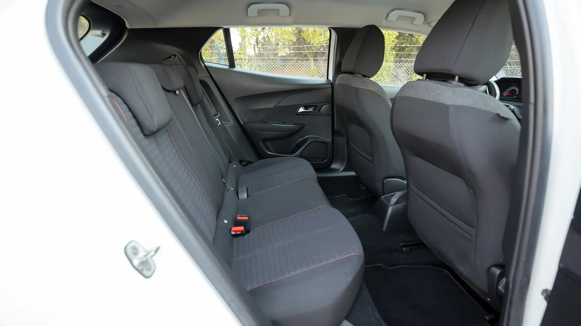 Used 2022 Peugeot 2008 Active in White – Rear Passenger Side Cabin View for Sale at First Choice Cars Dubai Sharjah