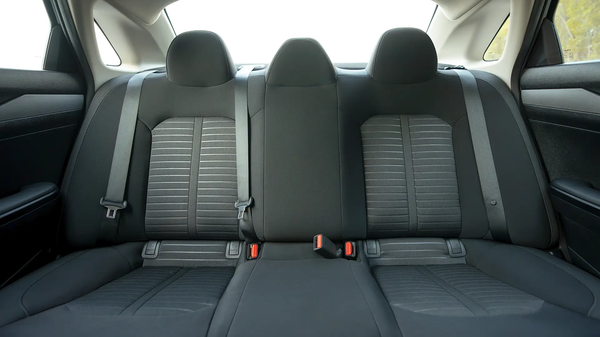 Used 2024 Kia K5 LX in Grey – Rear Seat View for Sale at First Choice Cars Dubai Sharjah