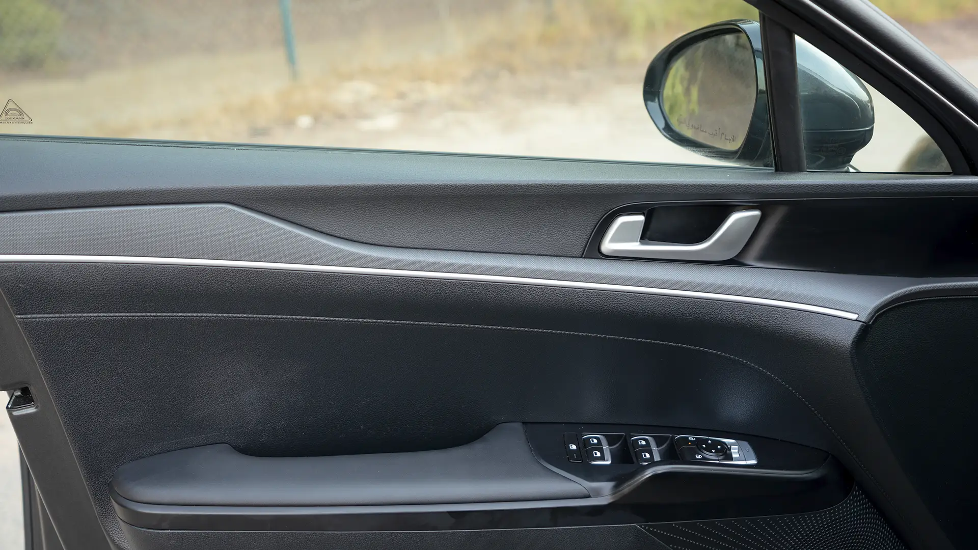 Used 2024 Kia K5 LX in Grey – Driver Door Panel Full View for Sale at First Choice Cars Dubai Sharjah