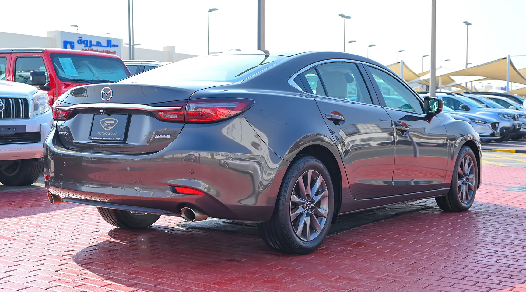 Used 2019 Mazda 6 S Grade Grey – Right Back Diagonal (45°) View at First Choice Cars Sharjah