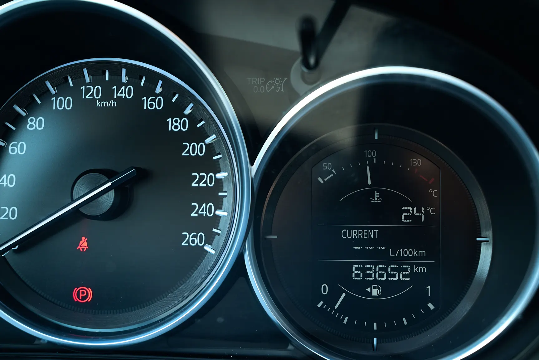 Used 2019 Mazda 6 S Grade Grey – Odometer / Mileage Reading View at First Choice Cars Sharjah