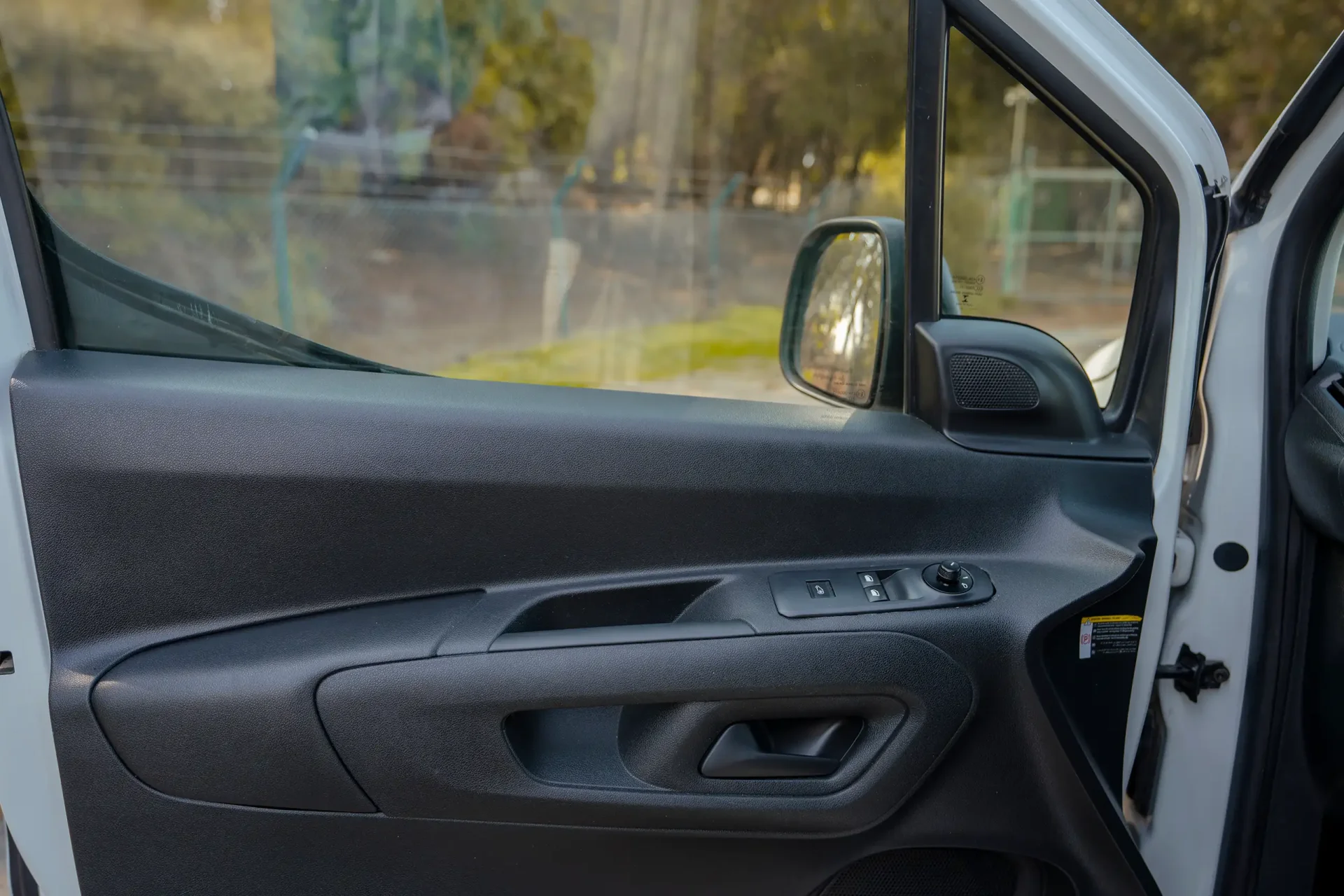 Used 2020 Peugeot Partner Standard in White – Driver Door Panel Full View for Sale at First Choice Cars Dubai Sharjah