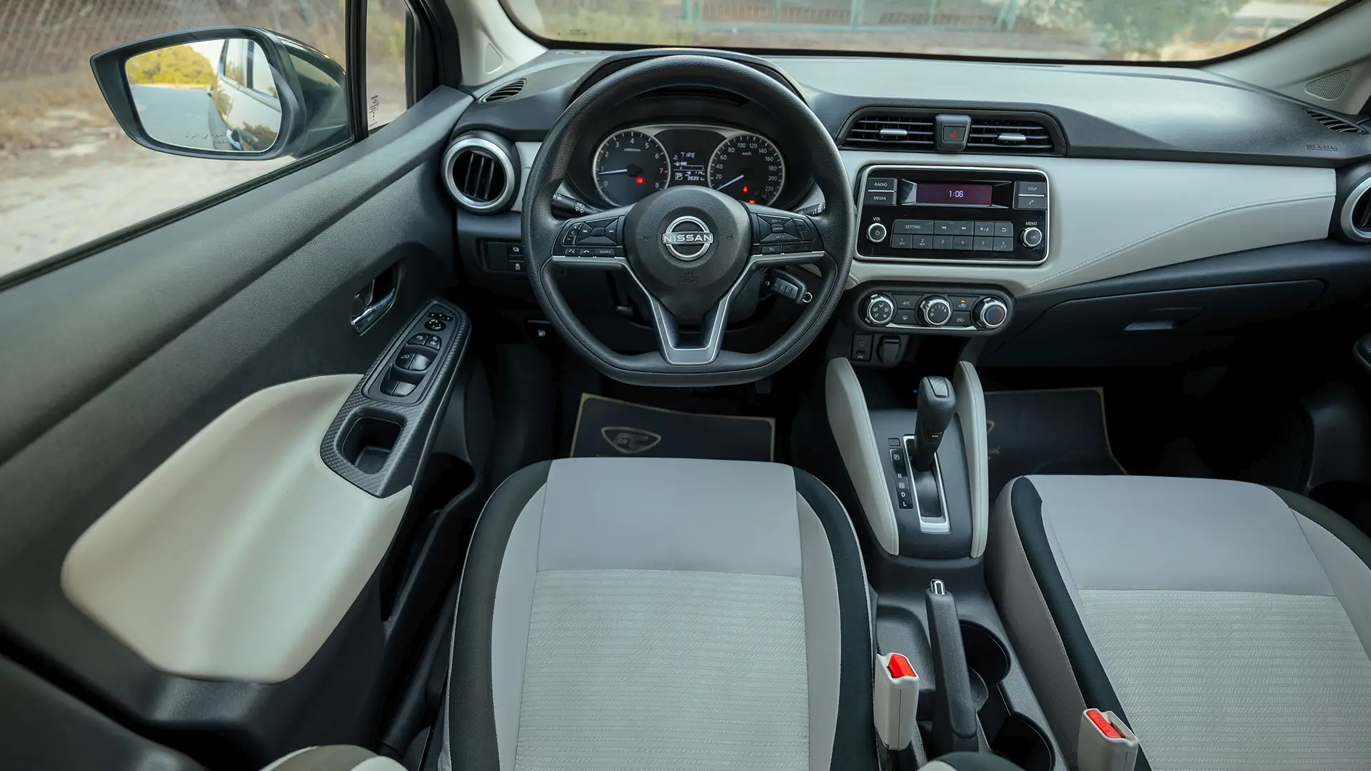 Used 2024 Nissan Sunny S in Black – Steering Wheel & Instrument Cluster for Sale at First Choice Cars Dubai Sharjah
