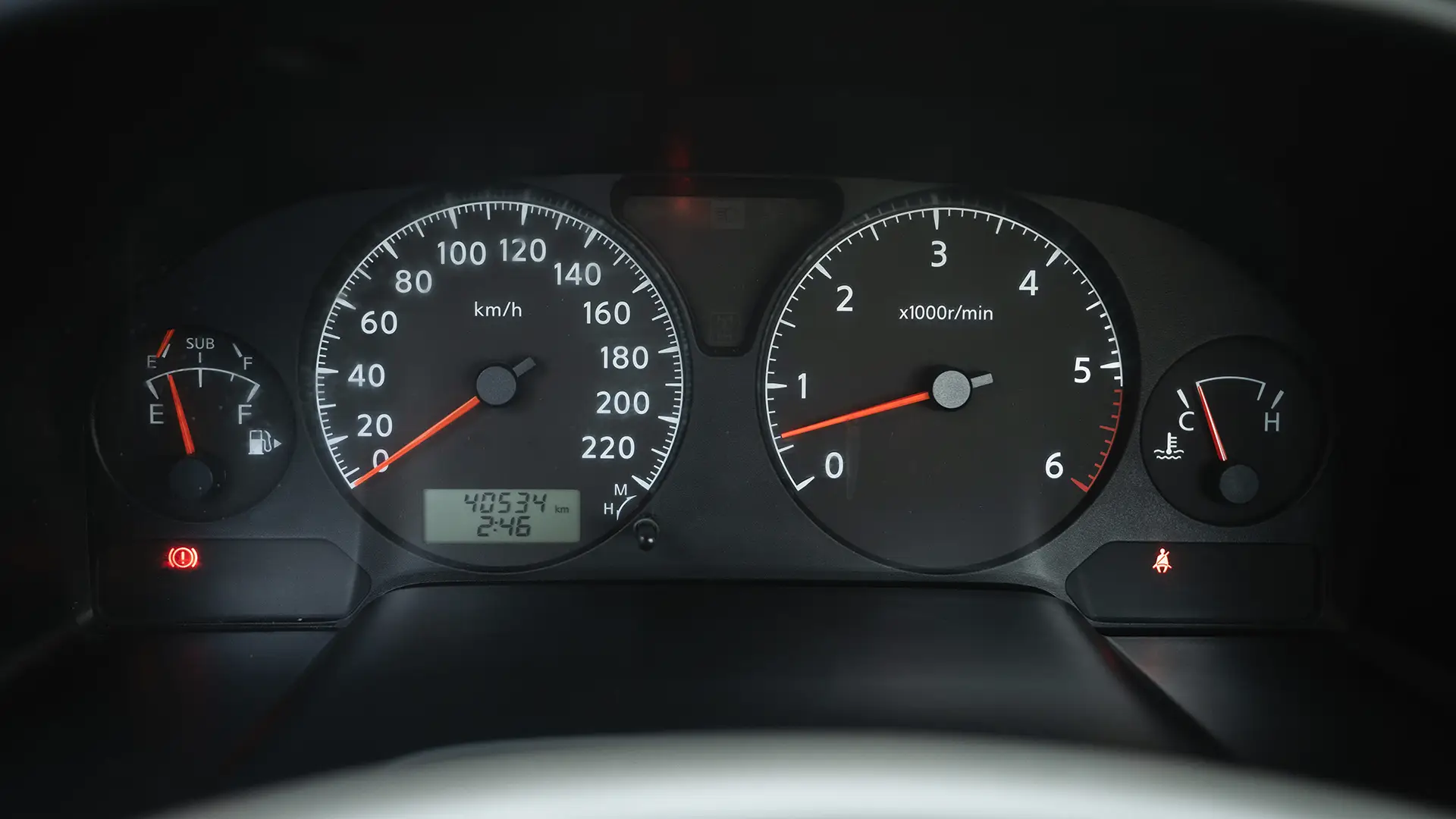Used 2022 Nissan Patrol Pickup GL in White – Odometer / Mileage Reading View for Sale at First Choice Cars Dubai Sharjah