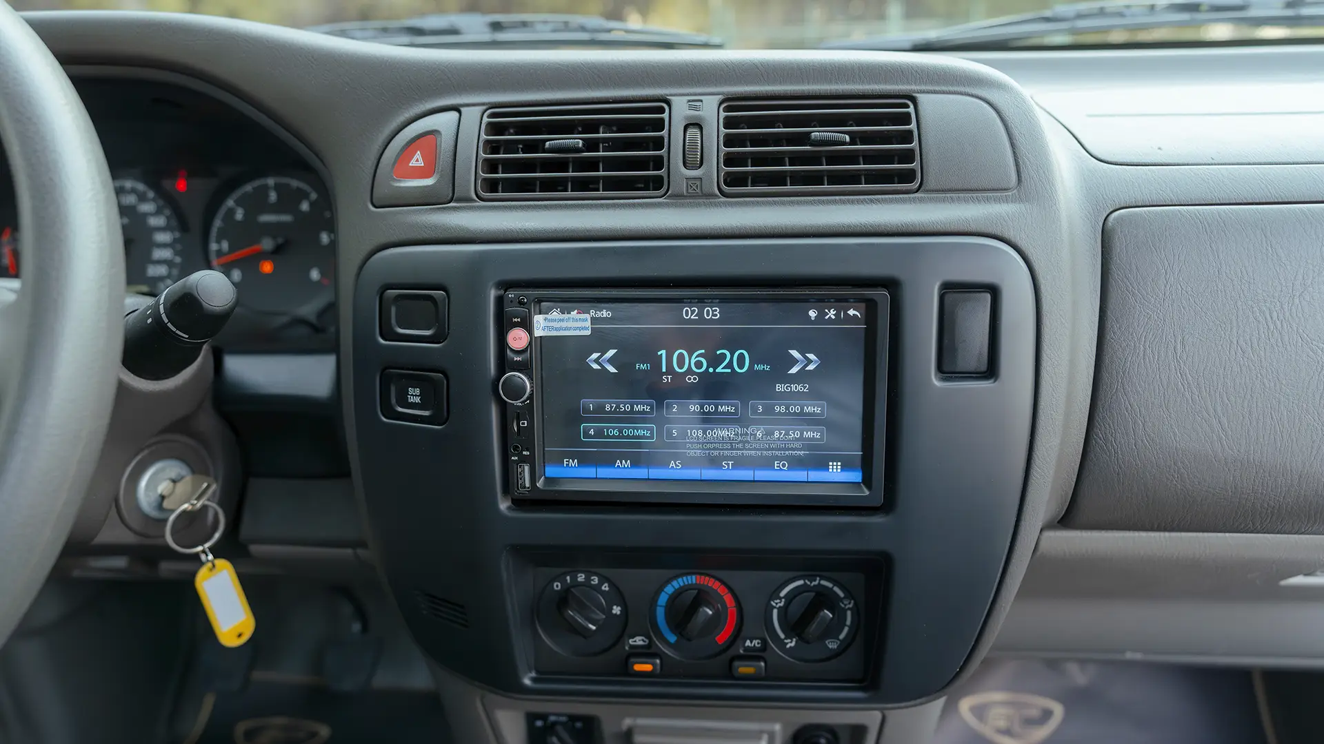 Used 2022 Nissan Patrol Pickup GL in White – Infotainment / Touchscreen System for Sale at First Choice Cars Dubai Sharjah