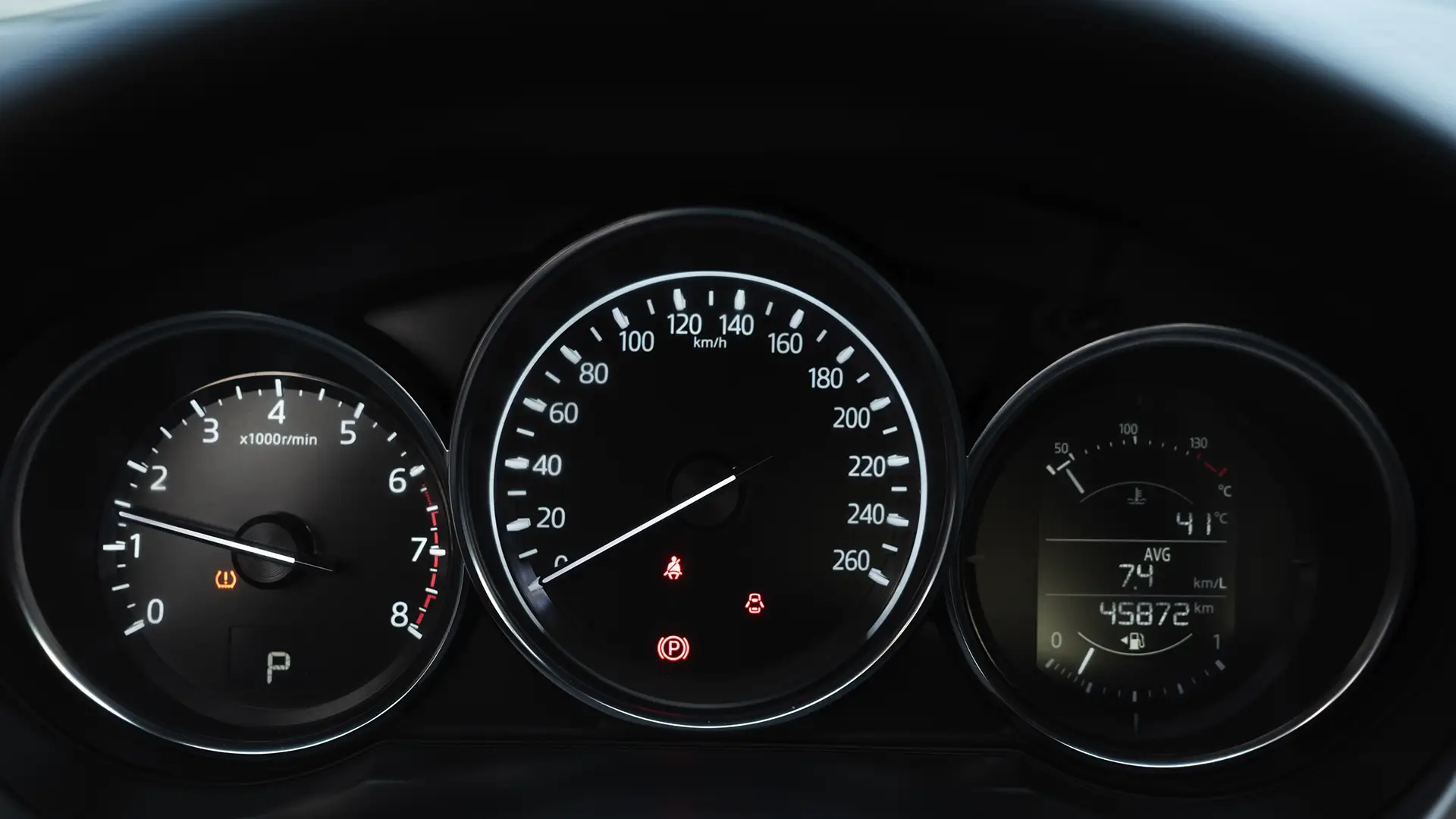 Used 2024 Mazda 6 Pure in White – Odometer / Mileage Reading View for Sale at First Choice Cars Dubai Sharjah
