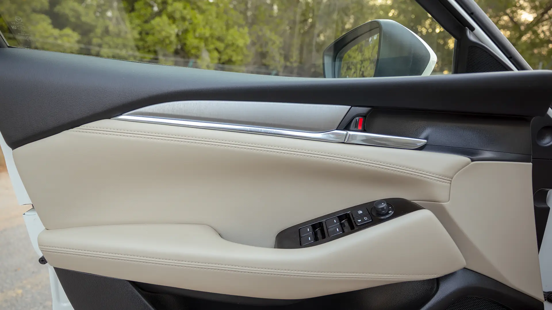 Used 2024 Mazda 6 Pure in White – Driver Door Panel Full View for Sale at First Choice Cars Dubai Sharjah