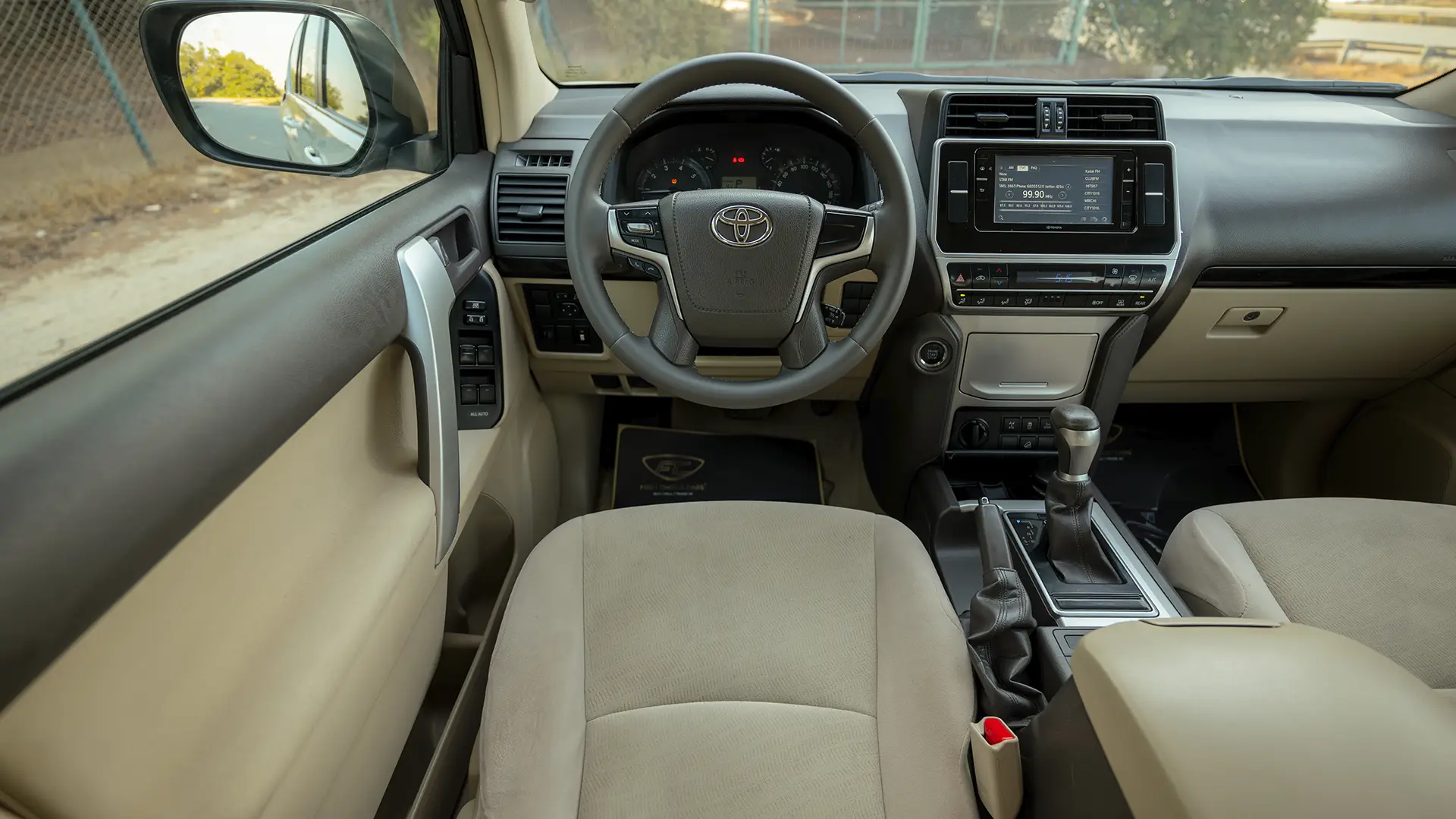 Used 2022 Toyota Prado EXR in White – Steering Wheel & Instrument Cluster for Sale at First Choice Cars Dubai Sharjah